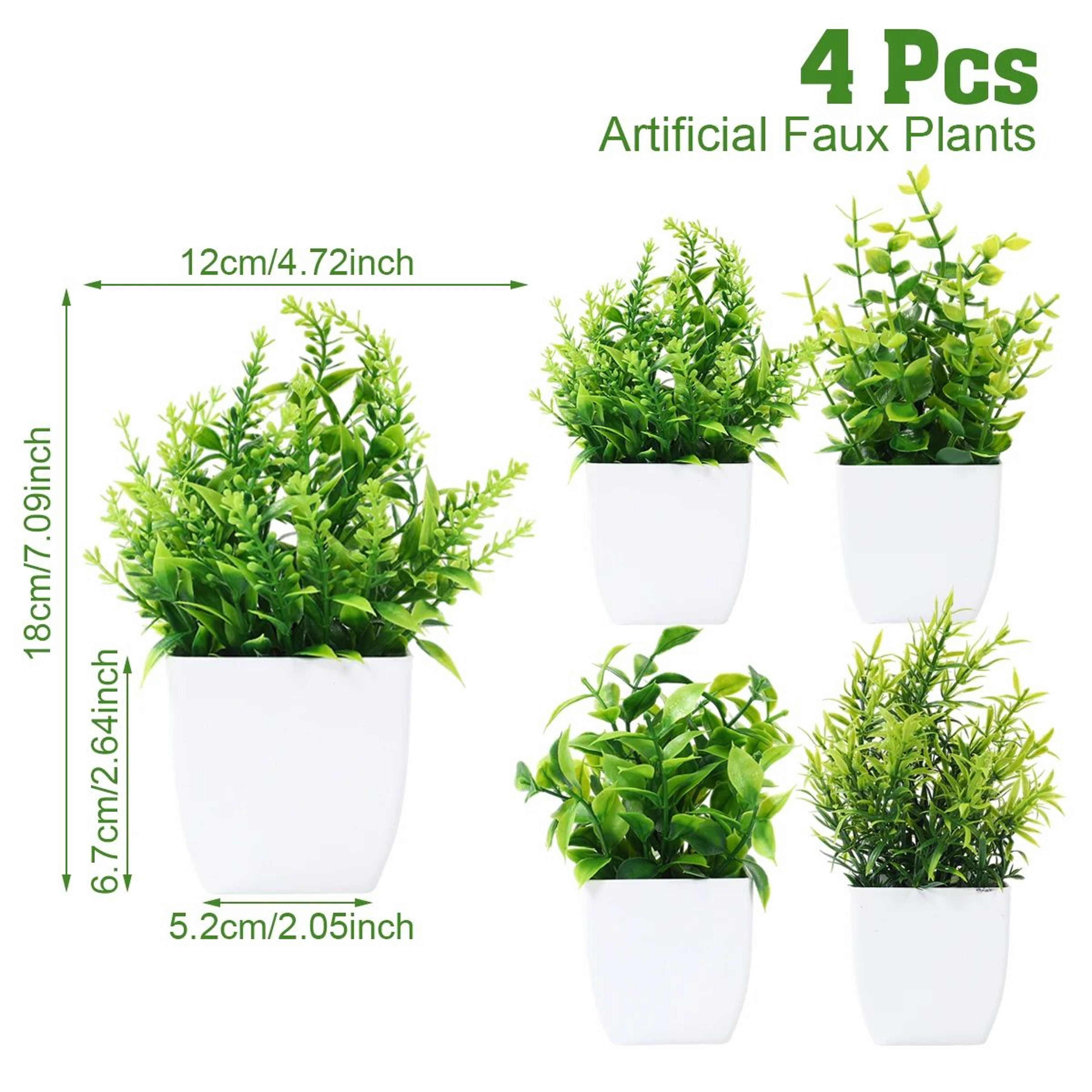 Mini Artificial Potted Plants Set For Home Table Decor And Styling 11