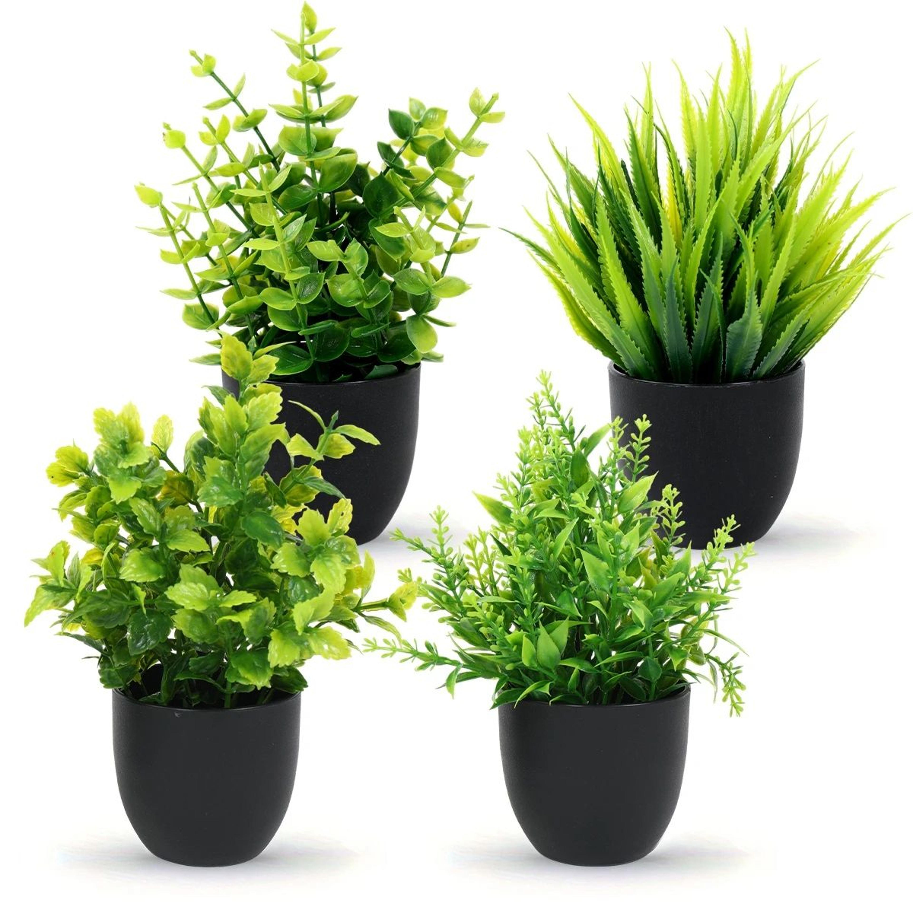Mini Artificial Potted Plants Set For Home Table Decor And Styling 1