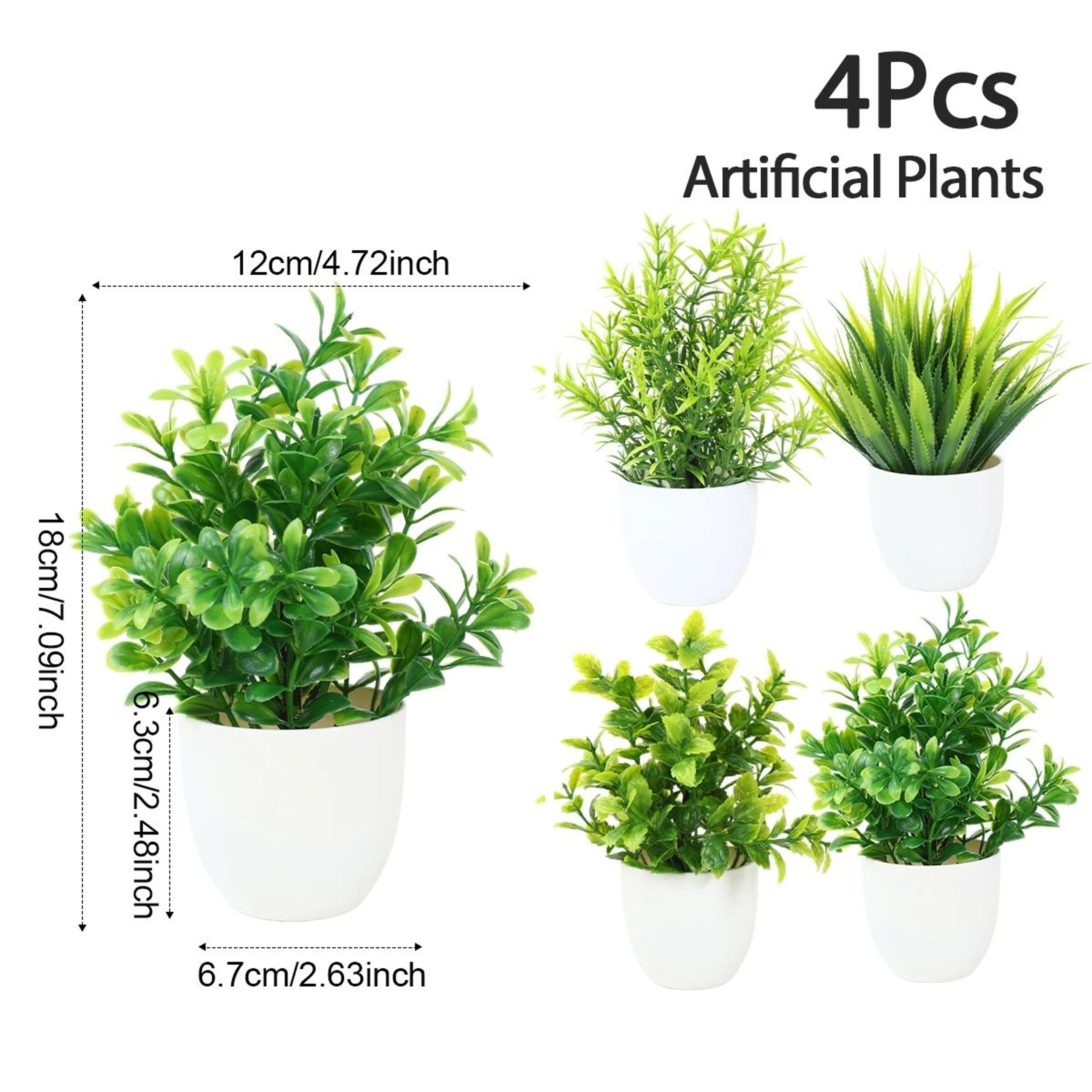 Mini Artificial Potted Plants Set For Home Table Decor And Styling 8