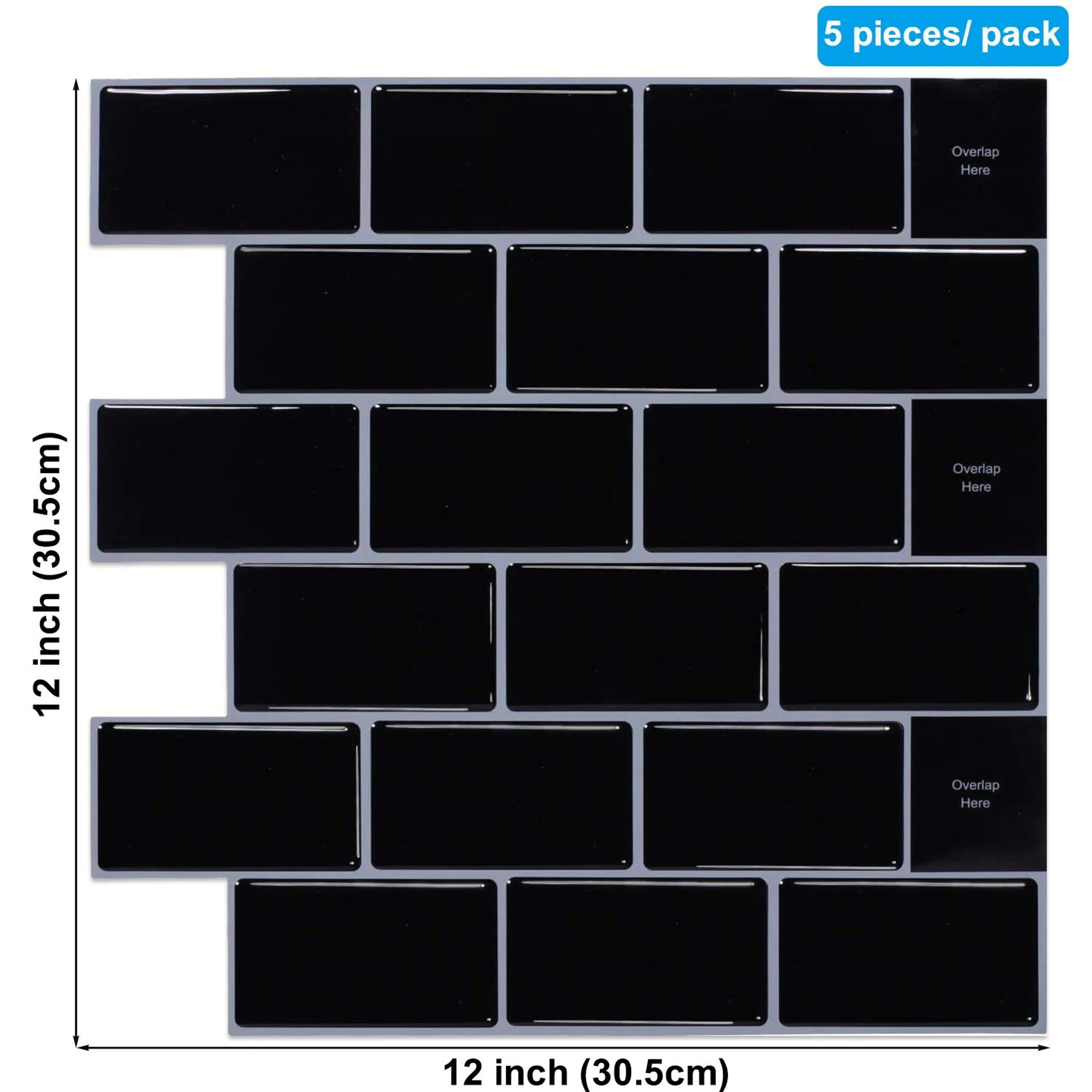 3D Waterproof Peel And Stick Tile Wall Sticker Easy Kitchen Backsplash Decor 14