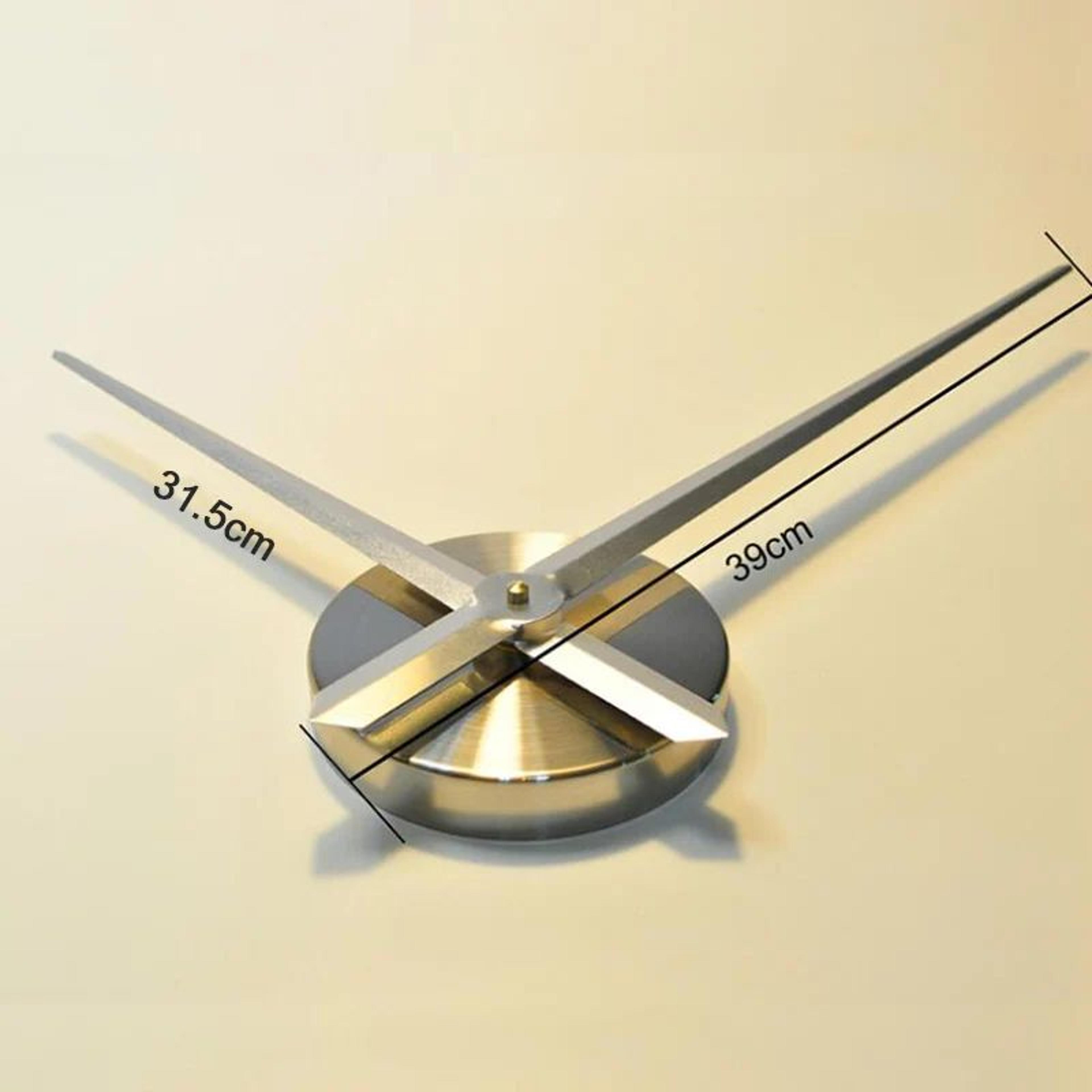 Large DIY 3D Wall Clock Modern Minimalist Clock Hands And Mechanism Kit 3