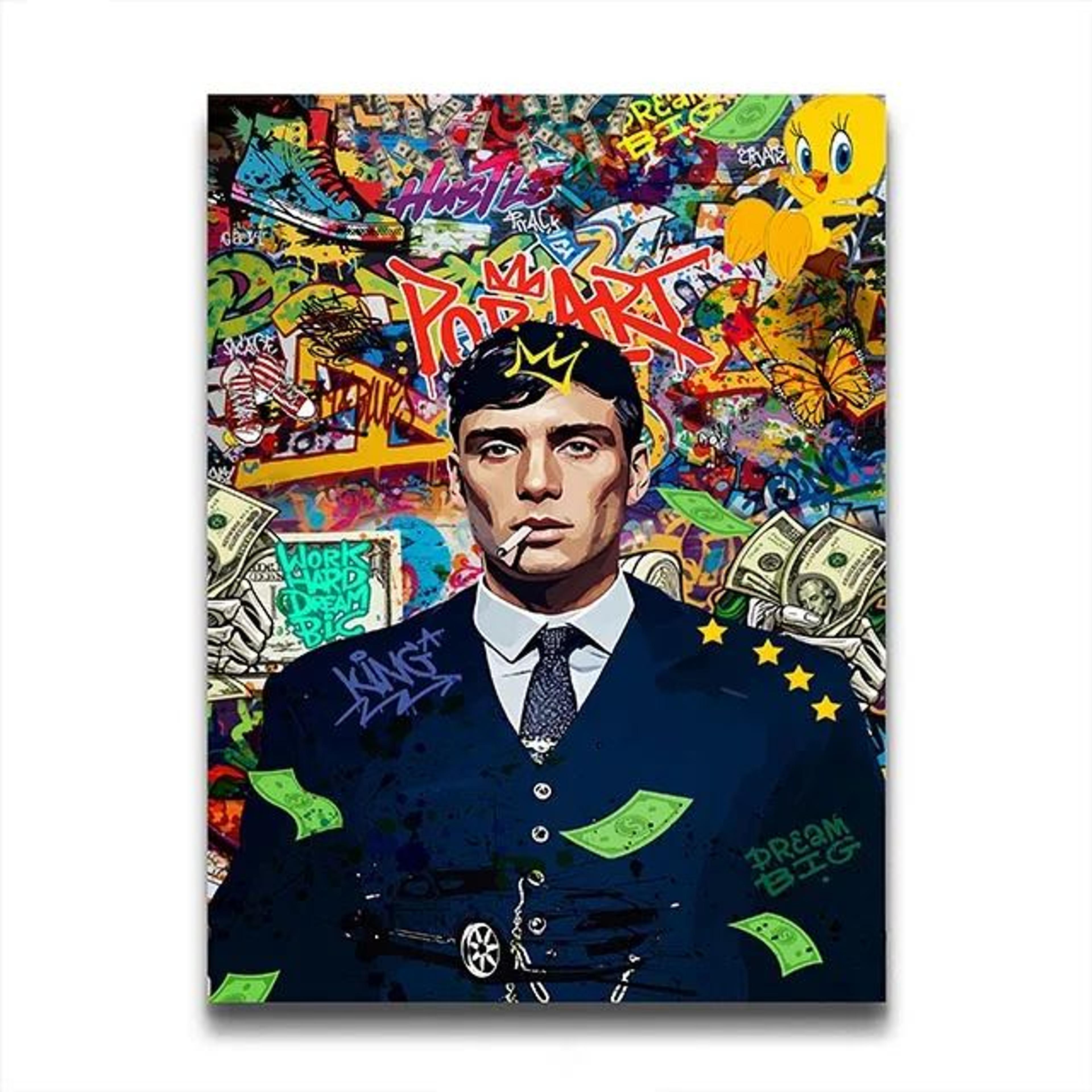 80s Gangster Graffiti Canvas Wall Art Retro Street Style Poster For Room Decor 12