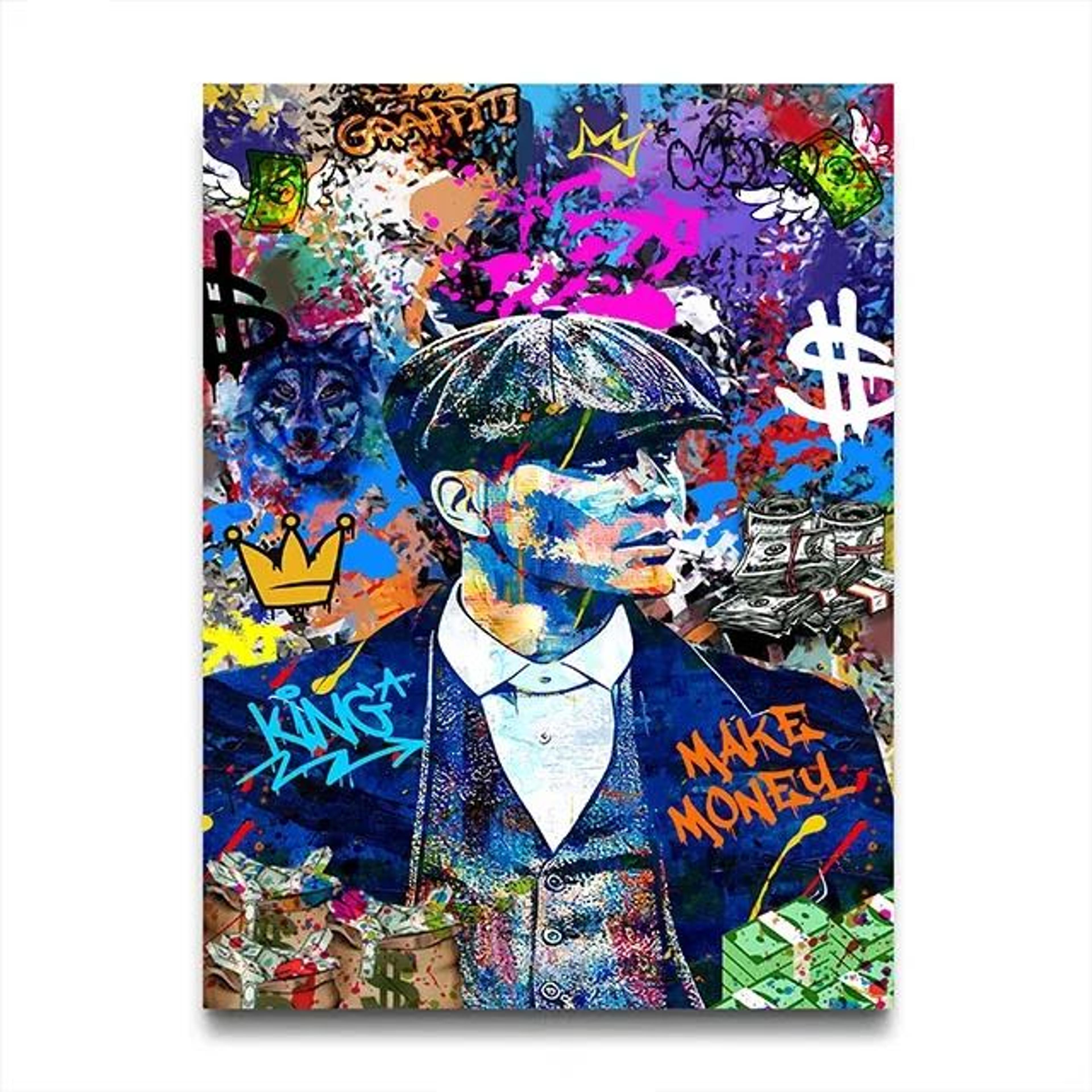 80s Gangster Graffiti Canvas Wall Art Retro Street Style Poster For Room Decor 13