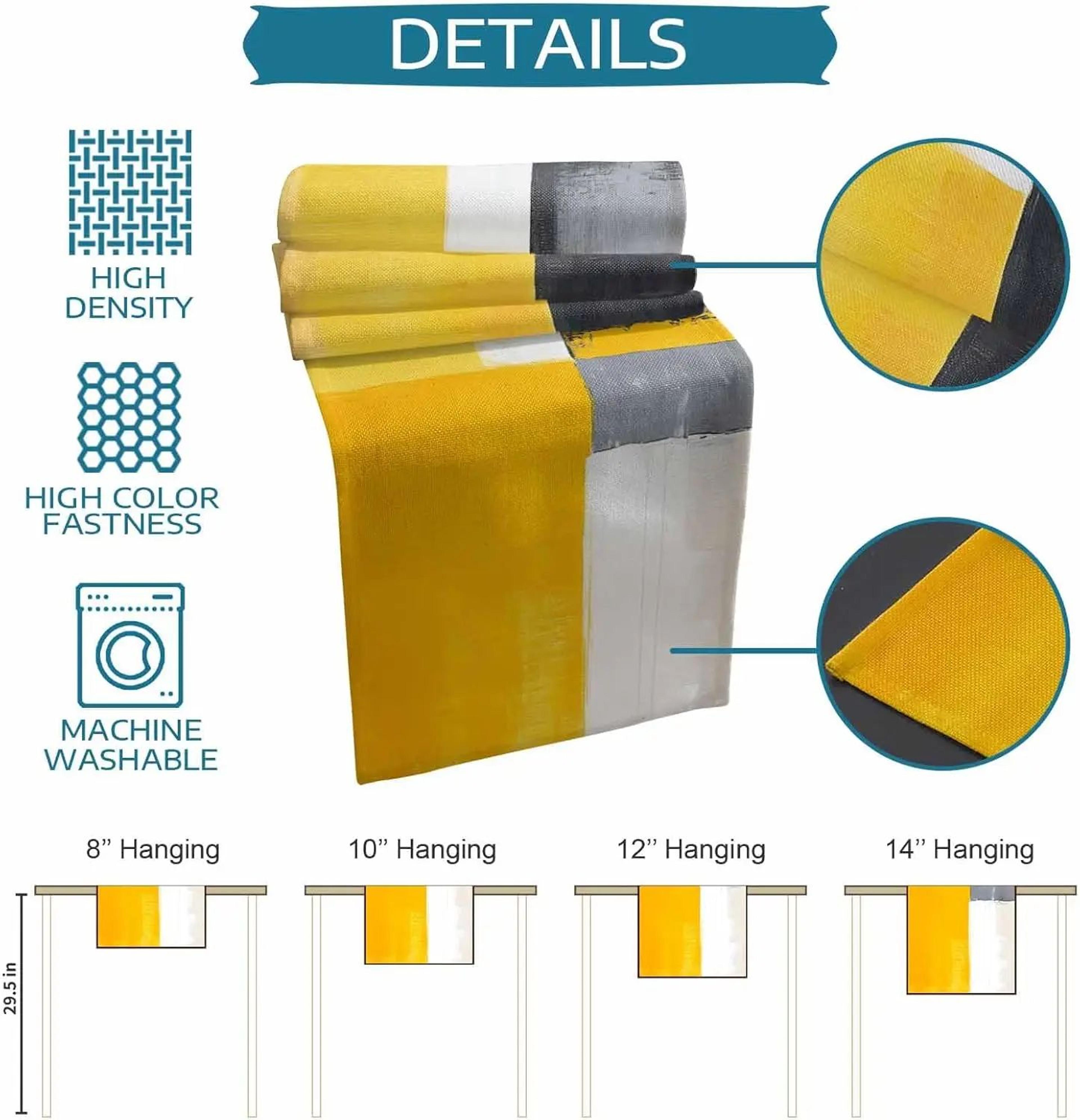 Abstract Linen Table Runner Modern Geometric Table Decor For Dining And Kitchen 5