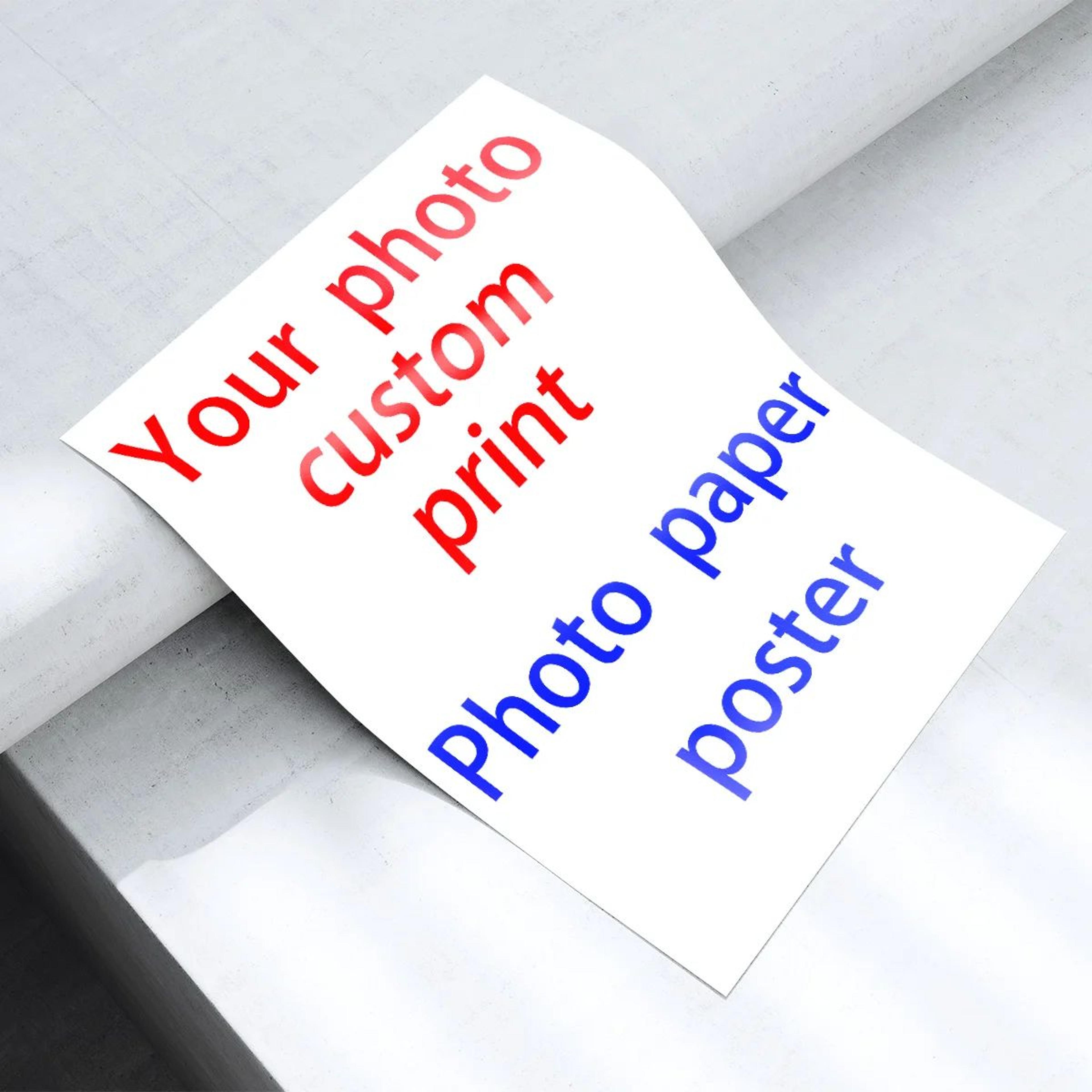 custom photo poster print personalized wall art for home and gifts