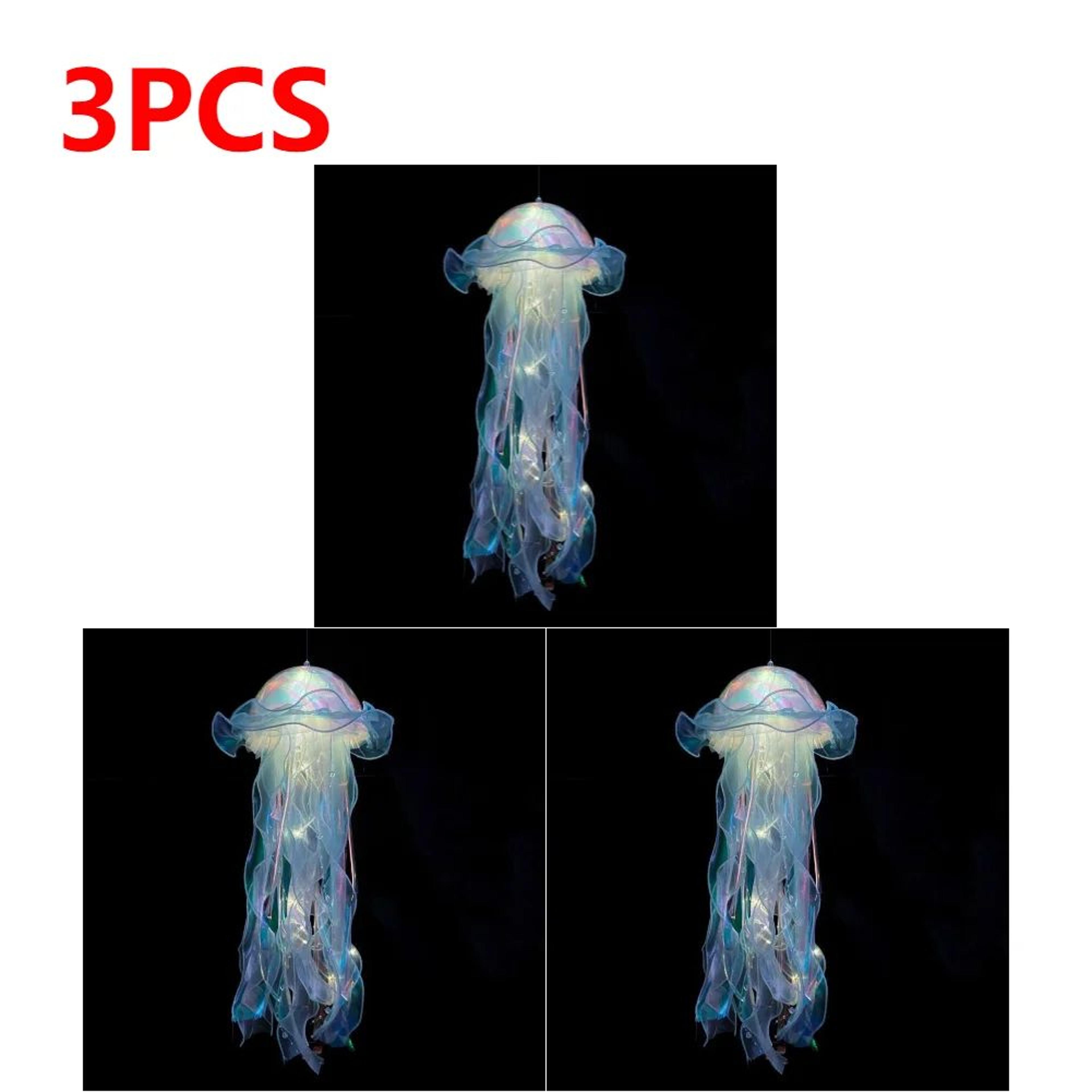 DIY Jellyfish Hanging Light Colorful Bedroom Ceiling Lamp For Kids 5