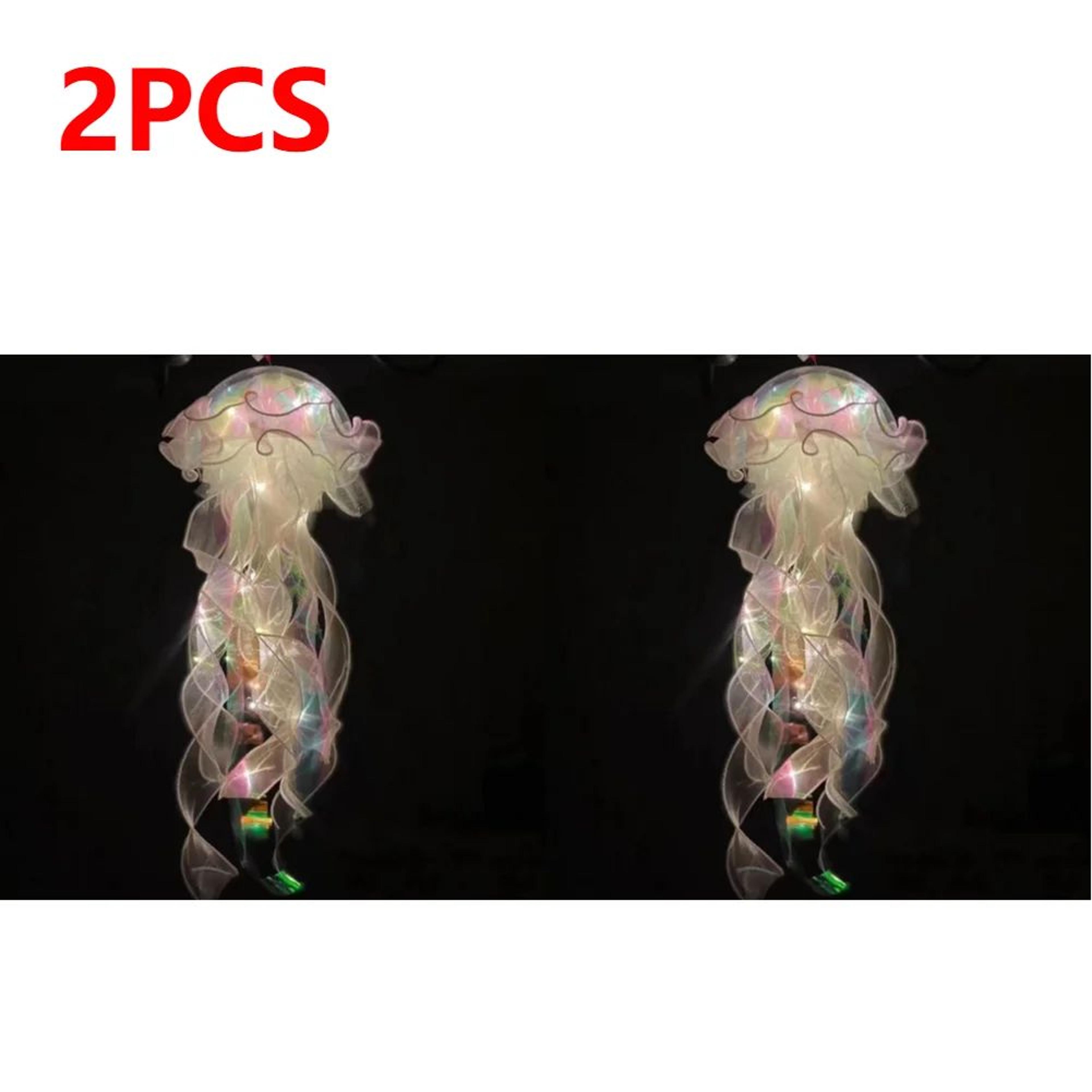 DIY Jellyfish Hanging Light Colorful Bedroom Ceiling Lamp For Kids 20