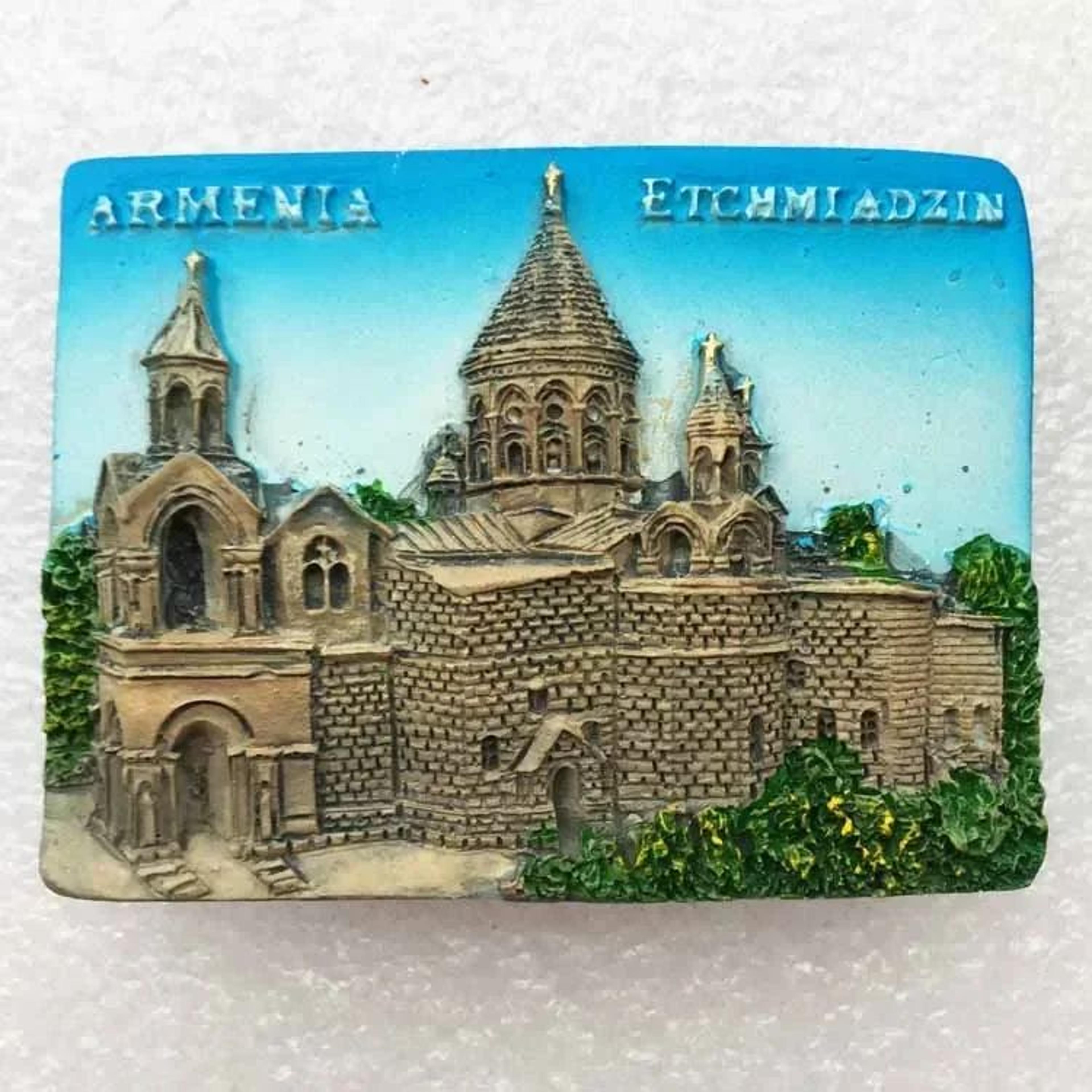 Azerbaijan Baku Fridge Magnet 3D Travel Souvenir Decor 6