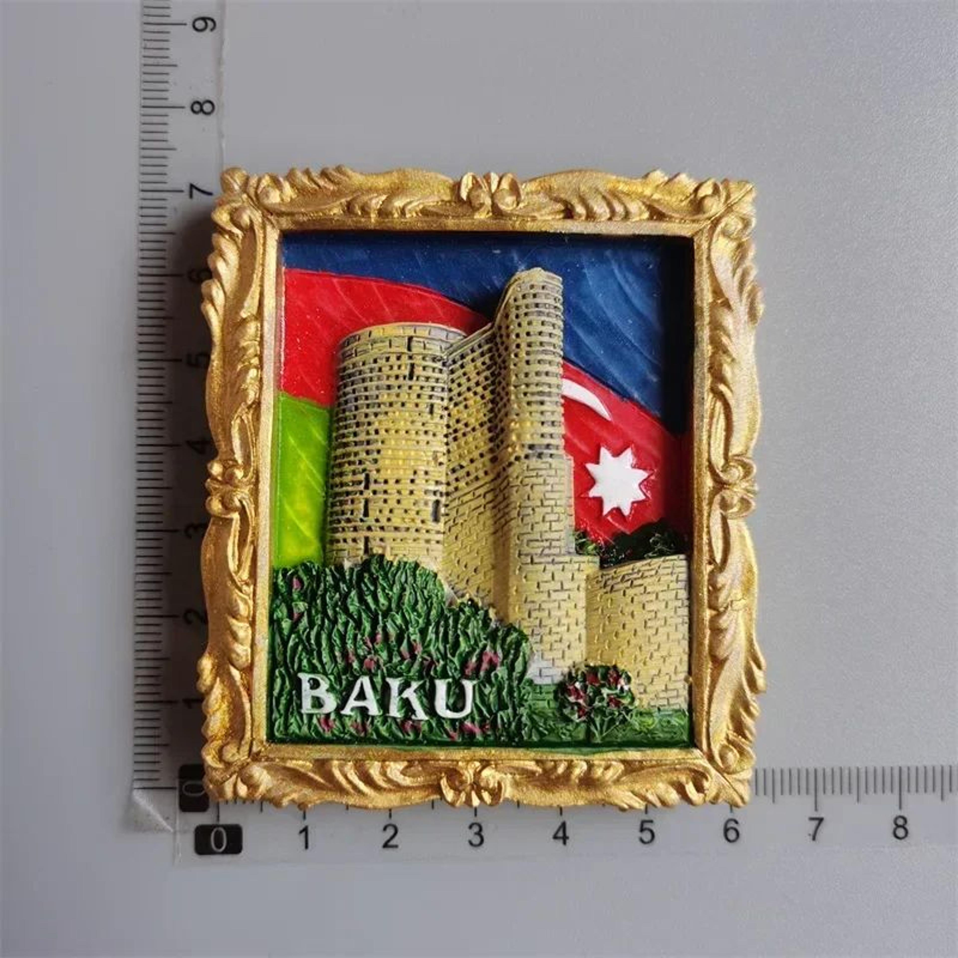 Azerbaijan Baku Fridge Magnet 3D Travel Souvenir Decor 10