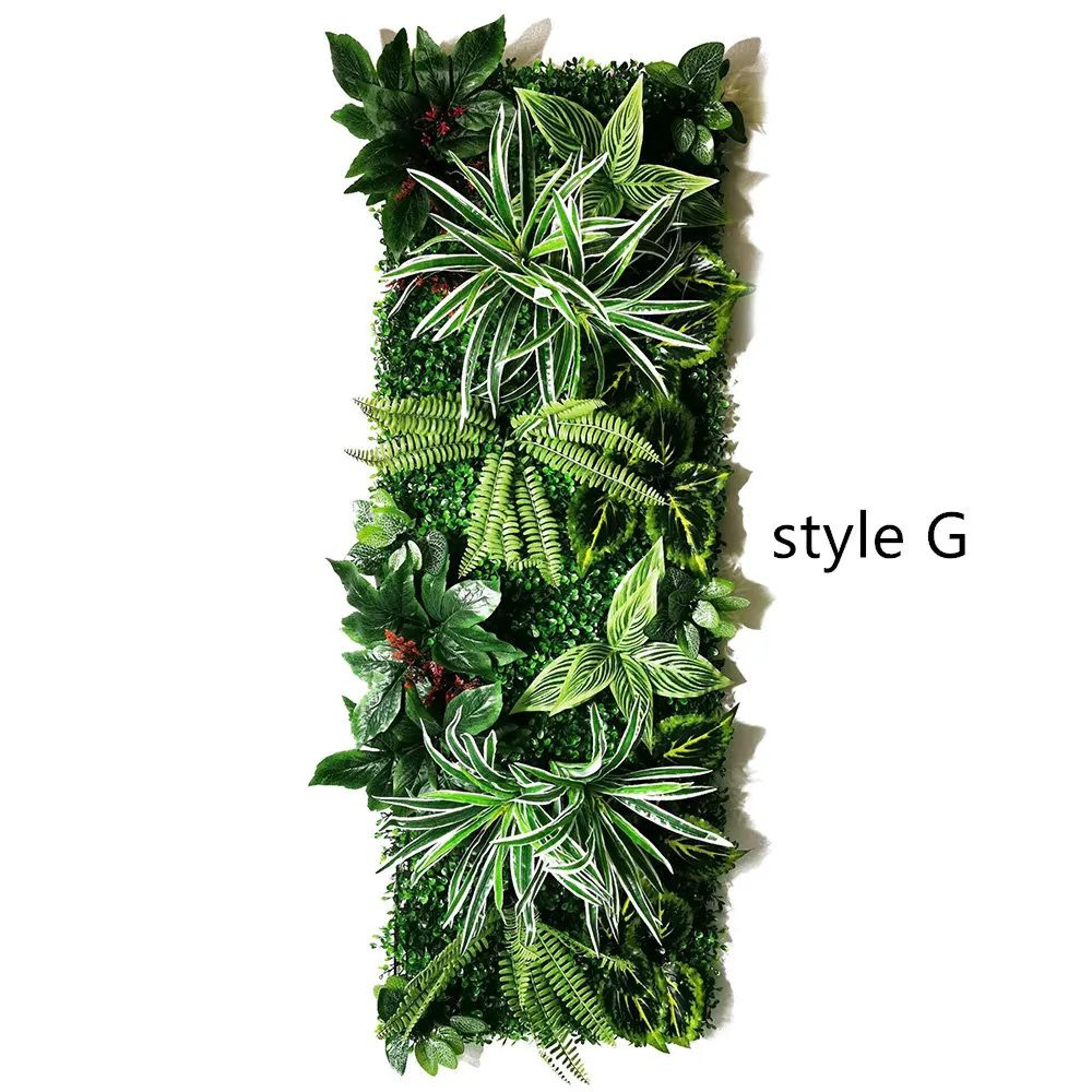 Artificial Grass Wall Panel Tropical Moss Decor Green Wall Backdrop 11