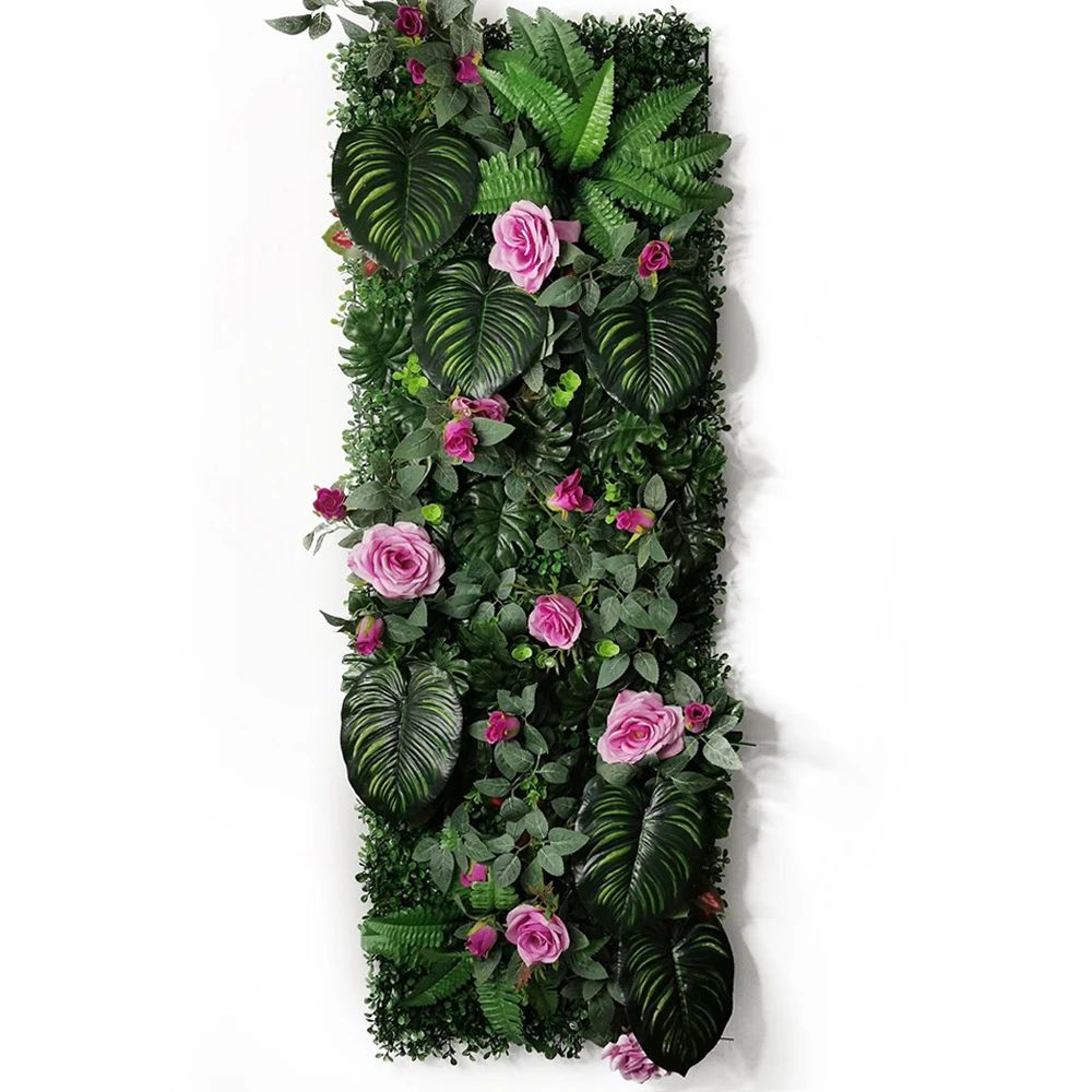 Artificial Grass Wall Panel Tropical Moss Decor Green Wall Backdrop 17