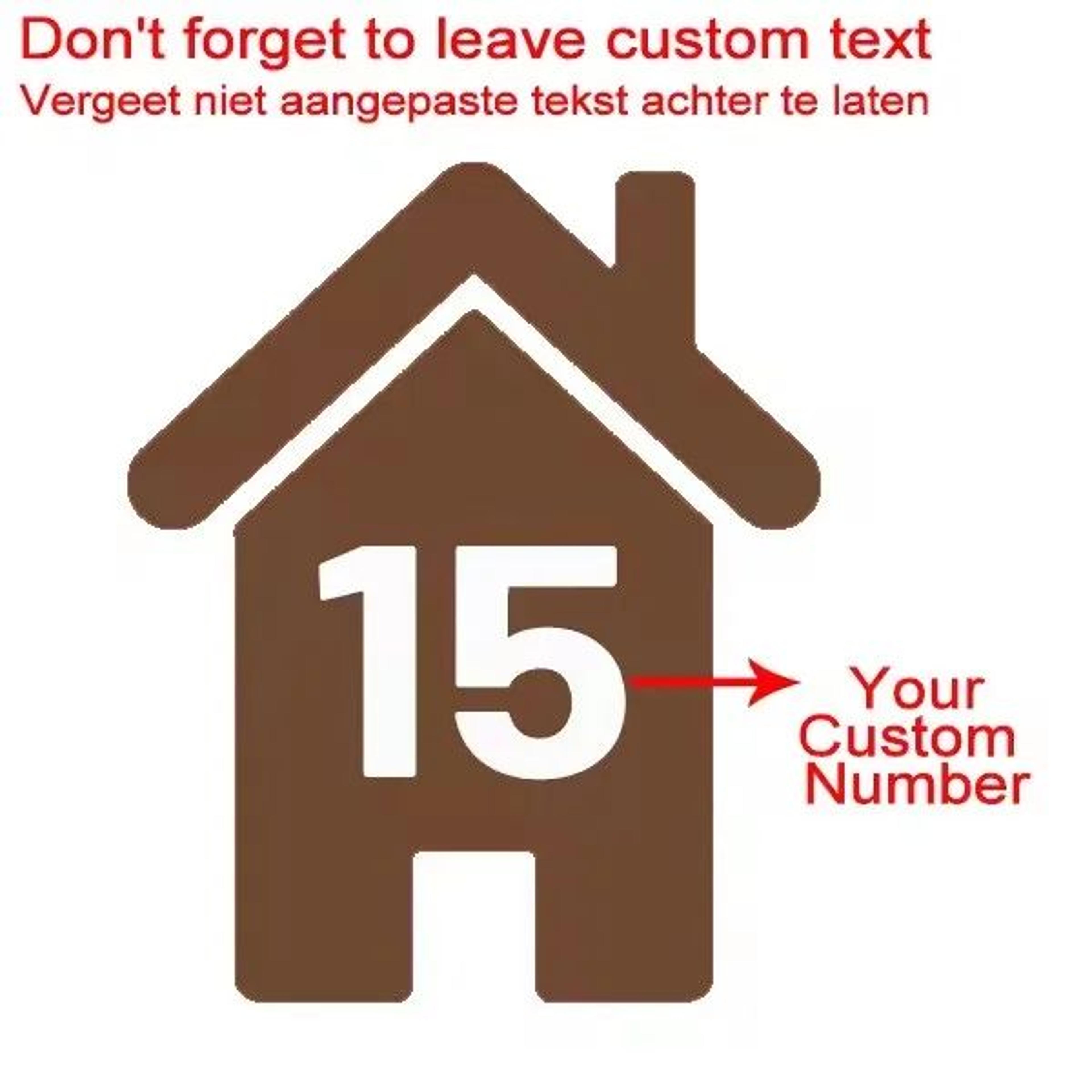 Custom Bin Number Stickers Vinyl House Number Decals For Trash Bins 12