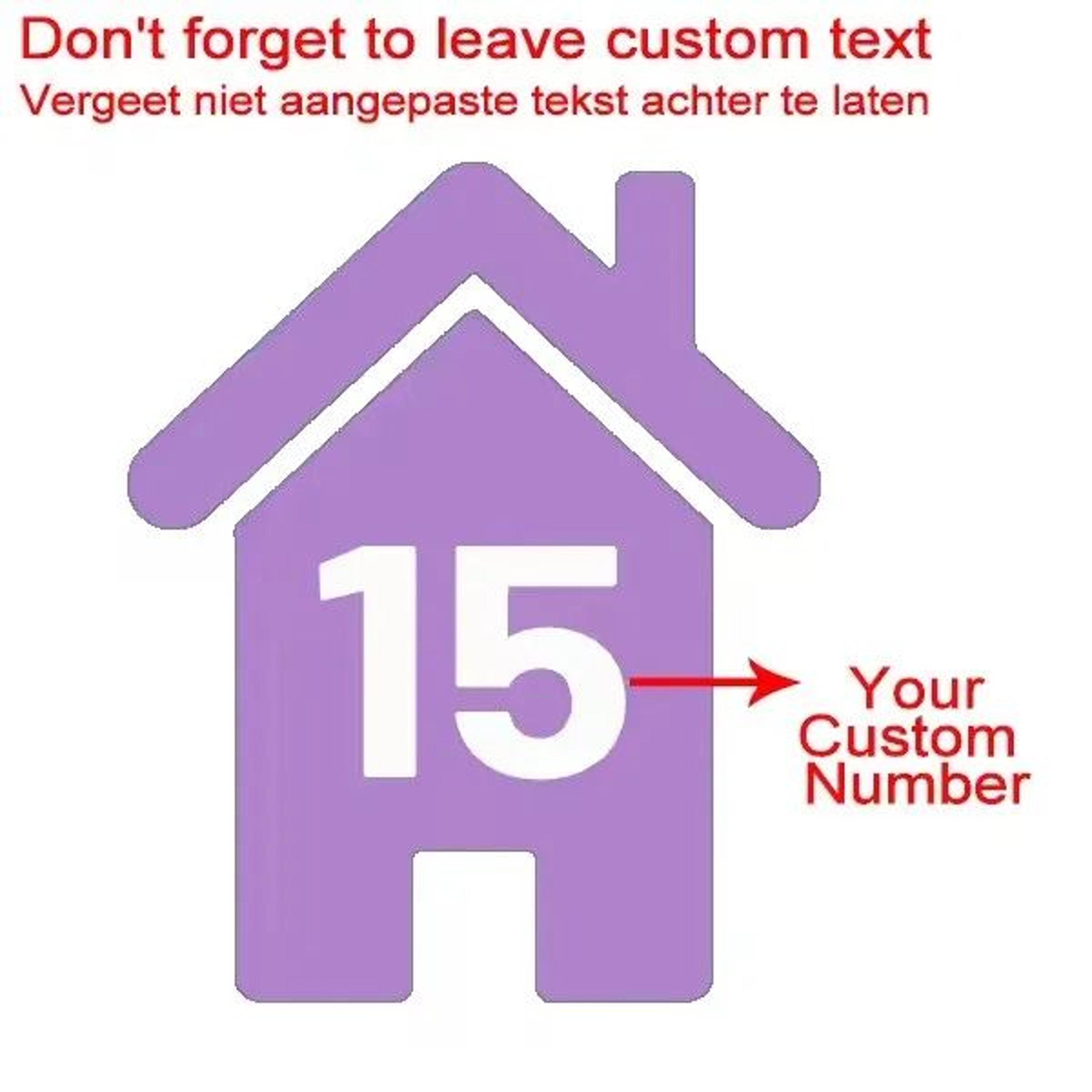 Custom Bin Number Stickers Vinyl House Number Decals For Trash Bins 14