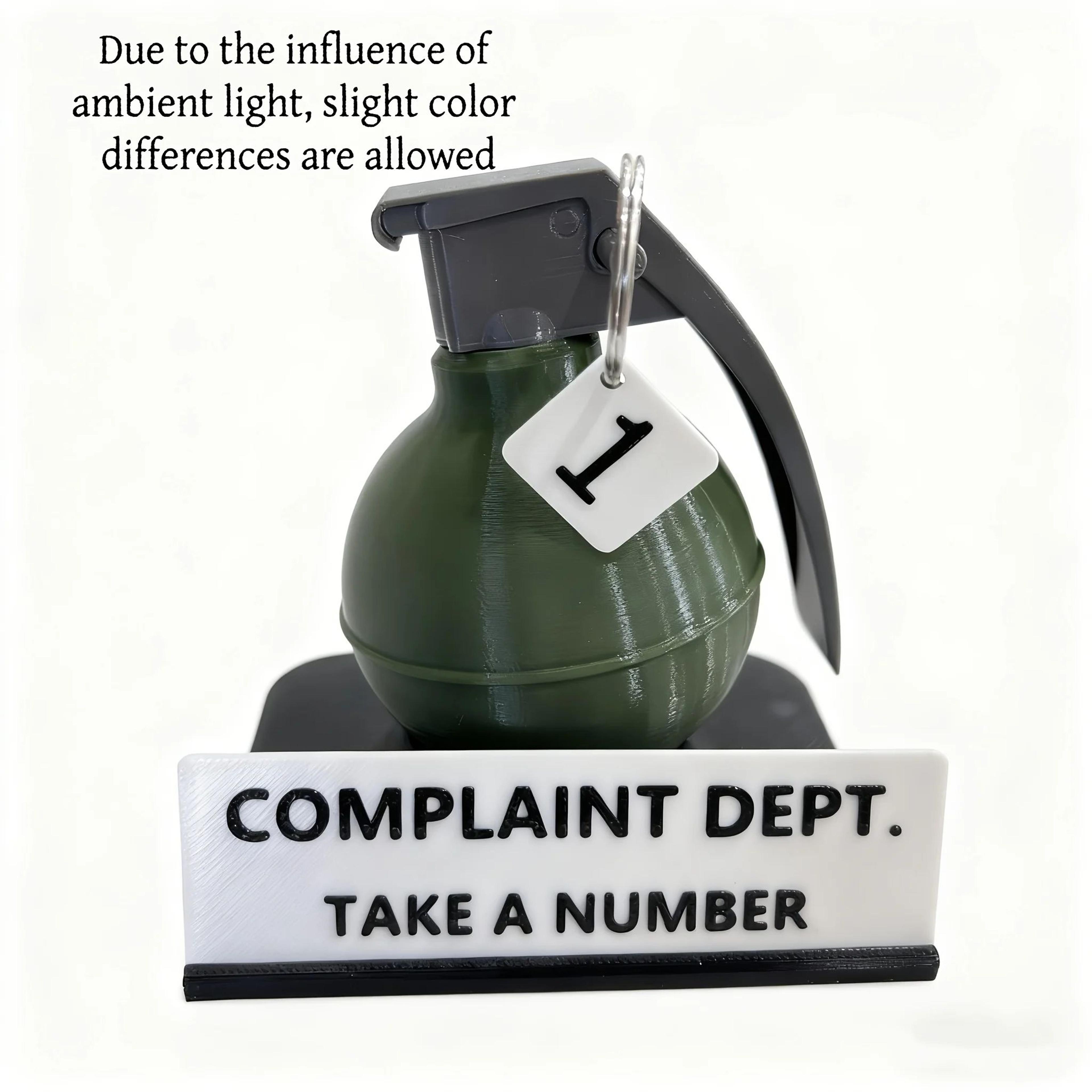 Funny Complaint Department Desk Sign Prank Office Decor Gift 3
