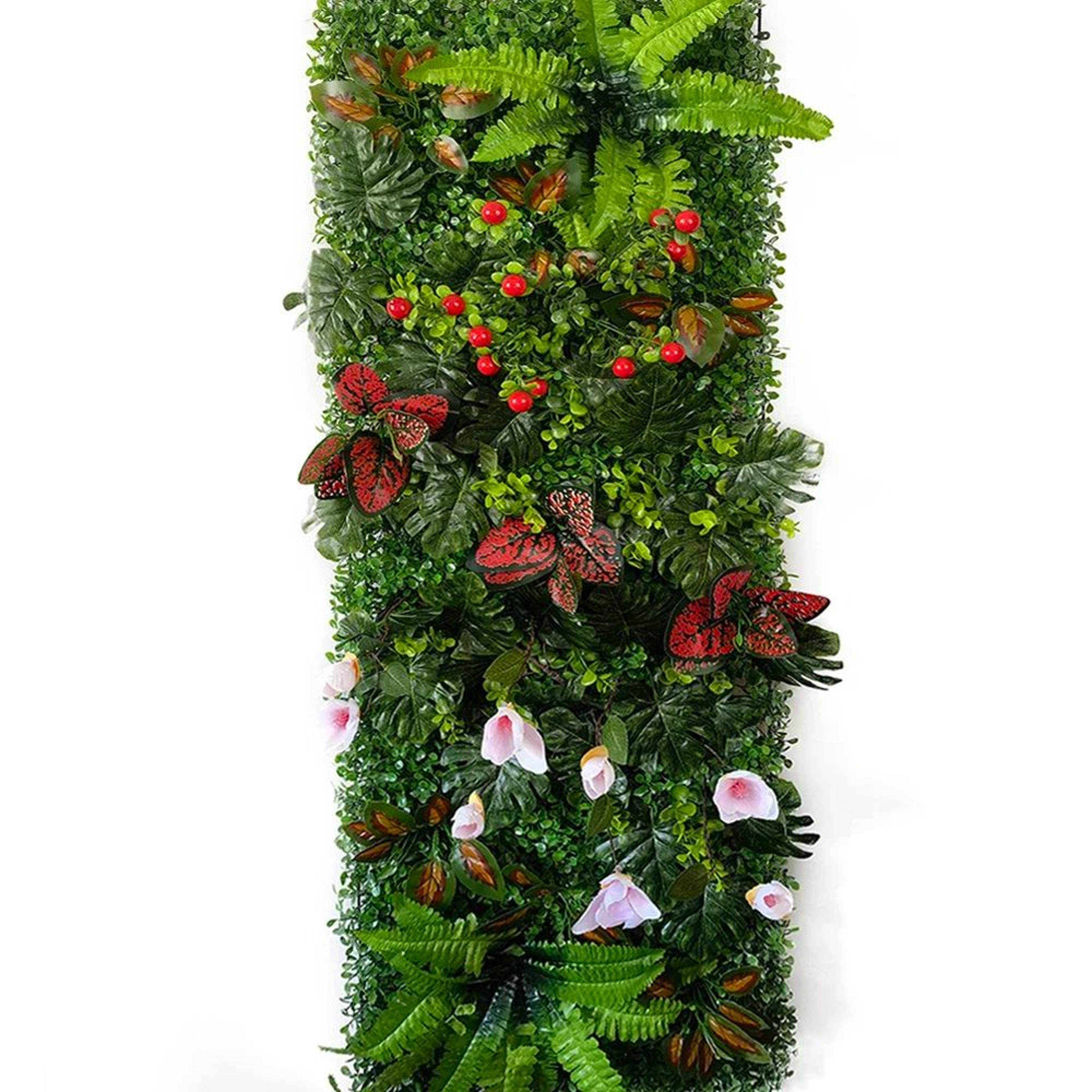 Realistic Artificial Plant Wall Panel Green Grass Wall Decor For Home And Events 20
