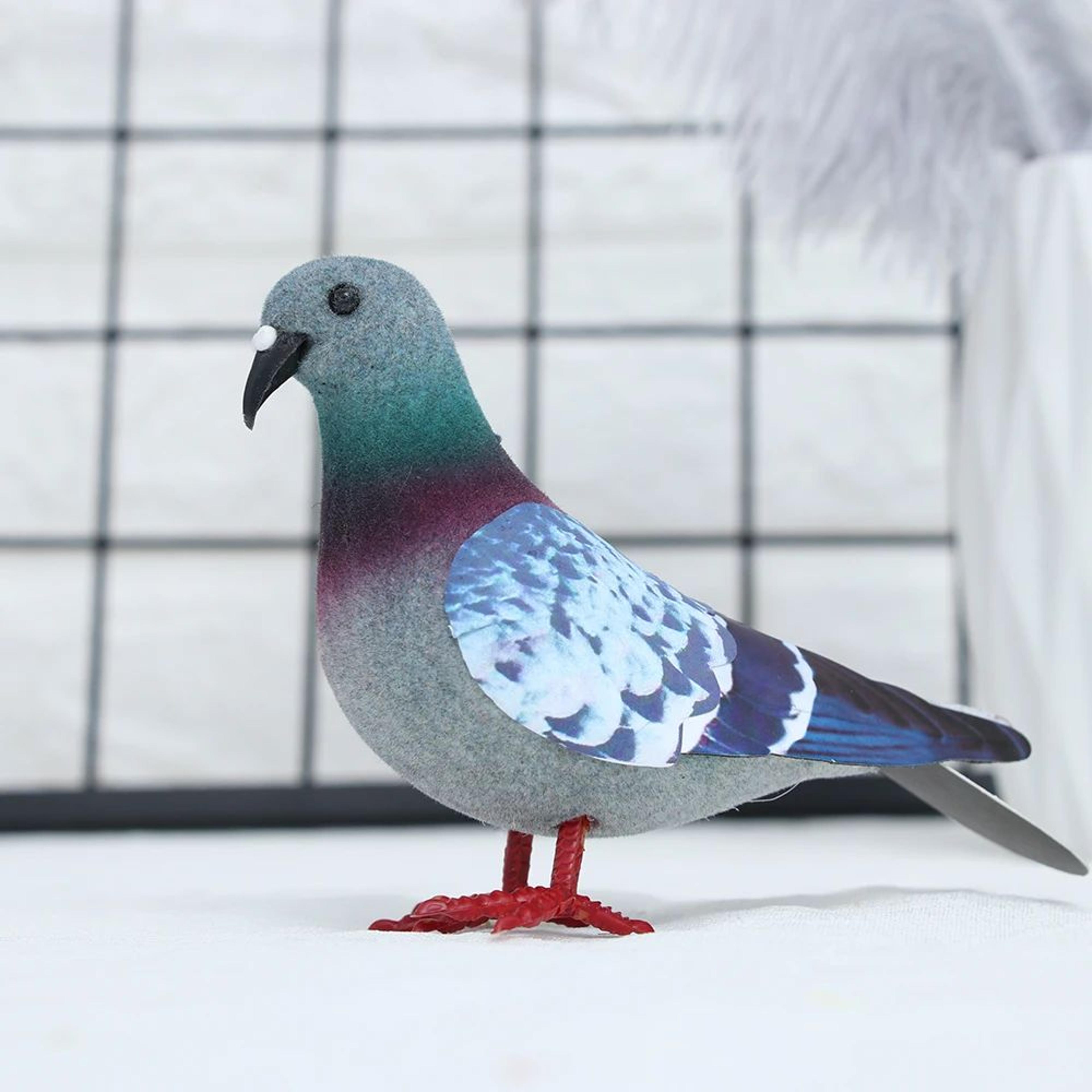 realistic artificial dove bird decor simulation pigeon ornament for home and events