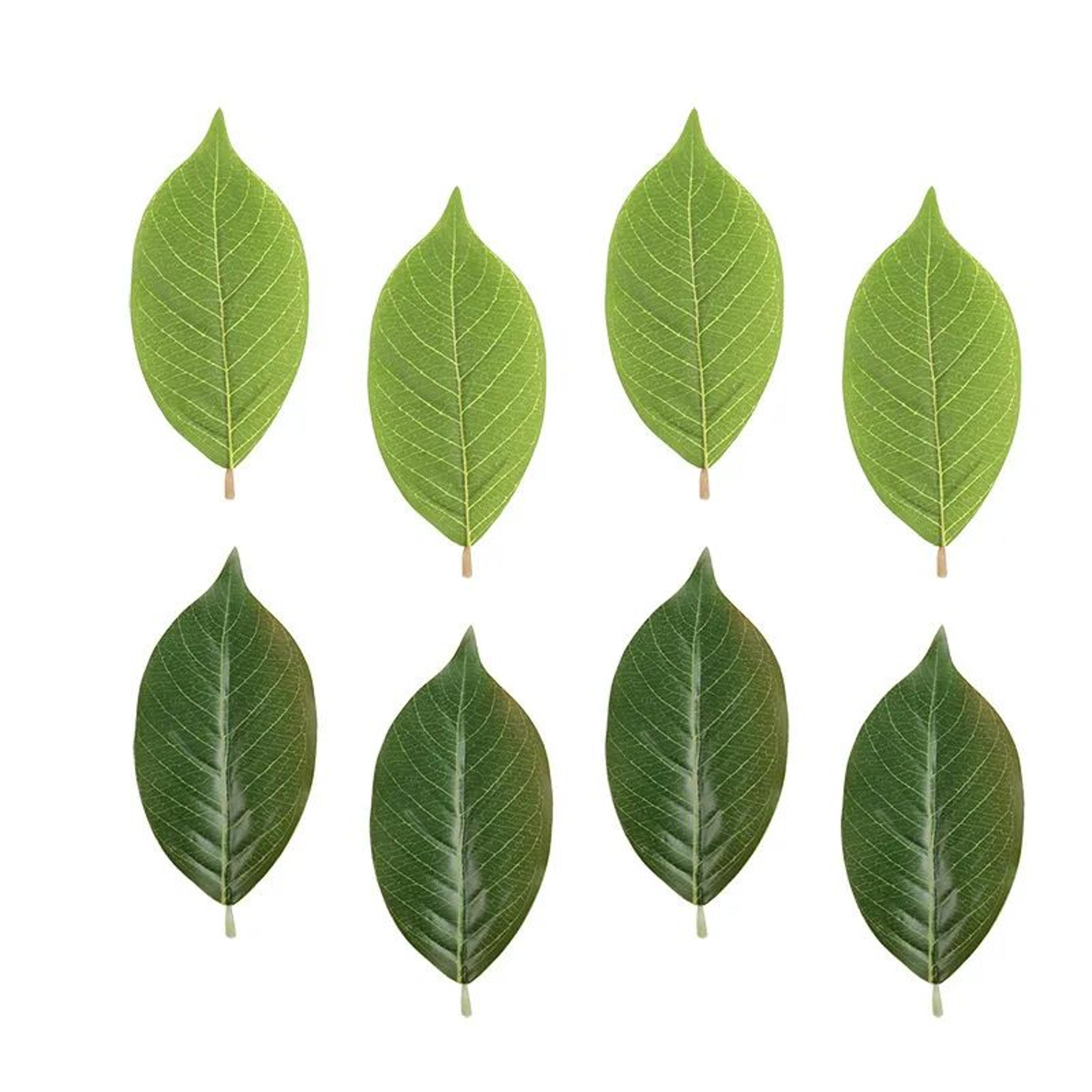 artificial magnolia leaves set realistic faux greenery for floral arrangements and home decor