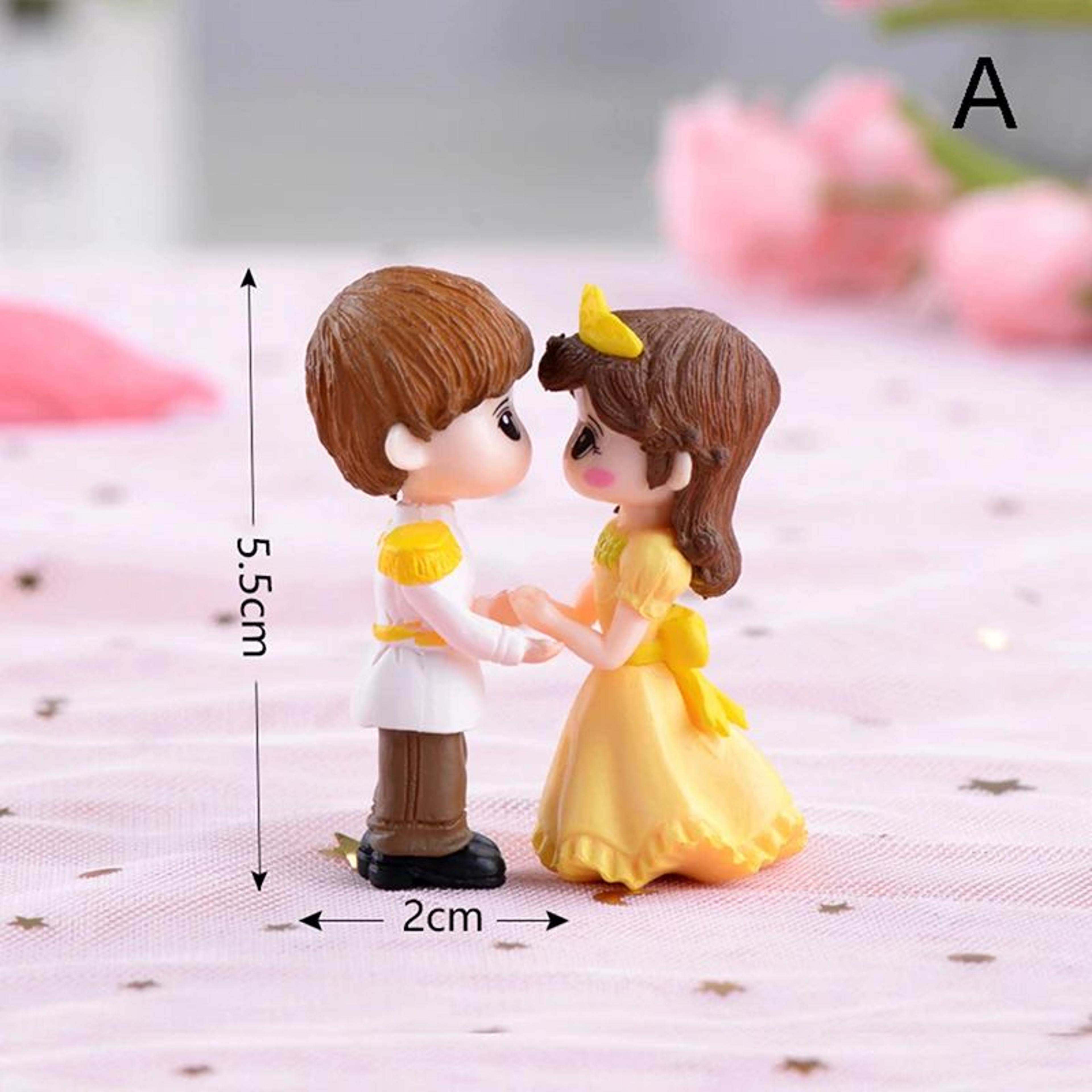 Enchanted Mini Fairy Garden Couple Stool Decor Set 22