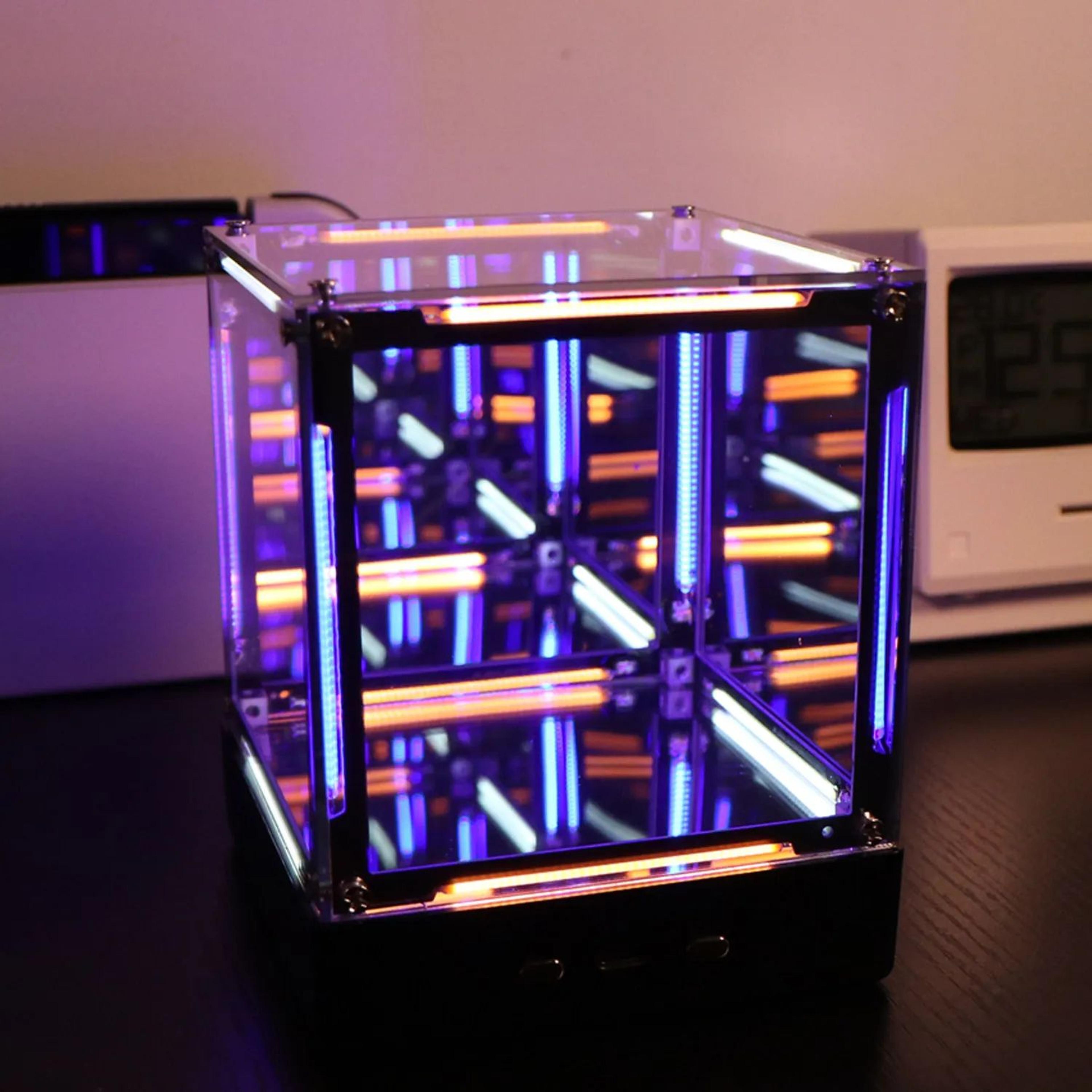 4D Hypercube LED Night Light Infinity Cube Display Lamp 5