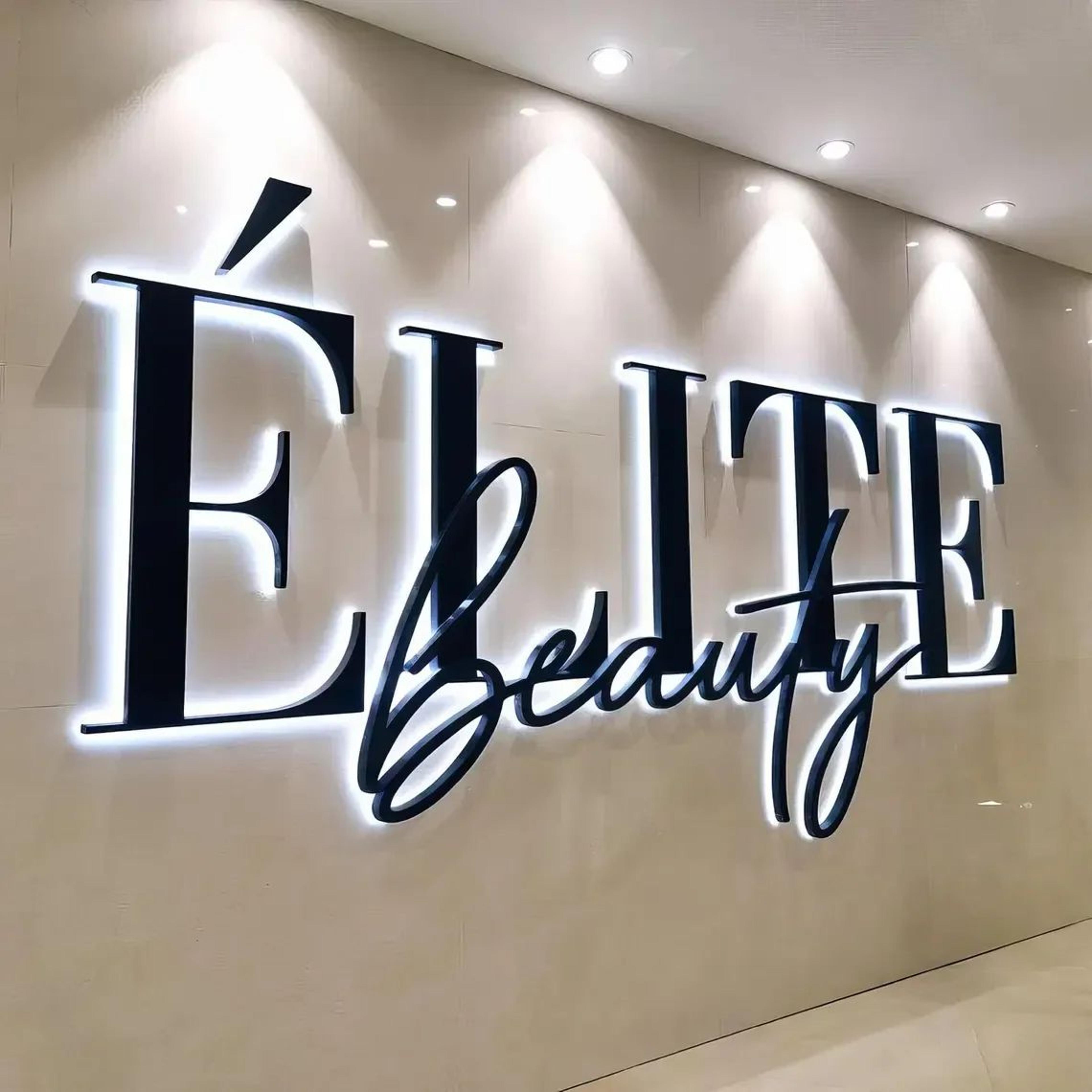 3d backlit led letter sign custom business logo display