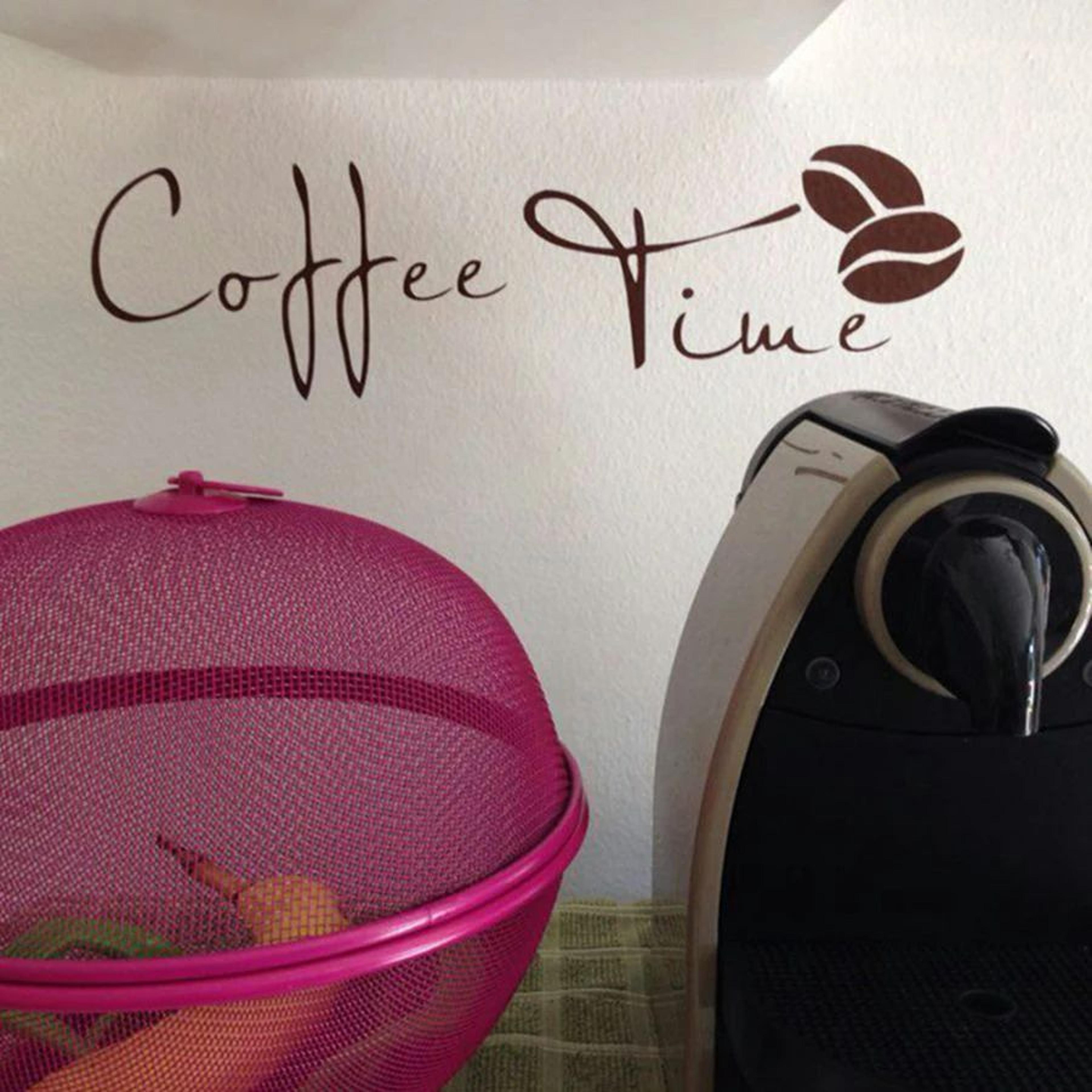 Coffee Wall Art Sticker Vinyl Cafe Kitchen Decor Decal 4