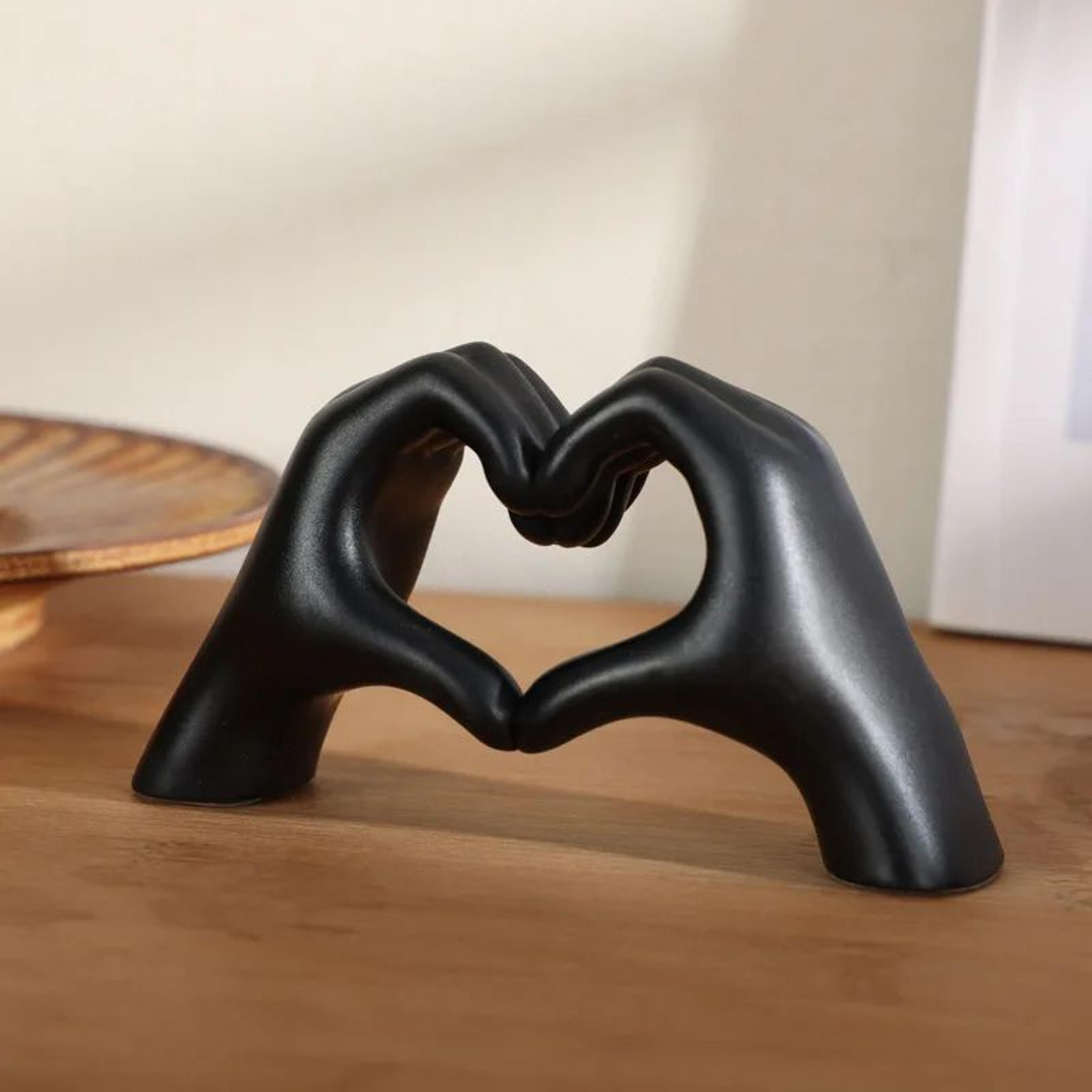 Heart Shaped Table Decor Romantic Shelf Accent Love Ornament 6