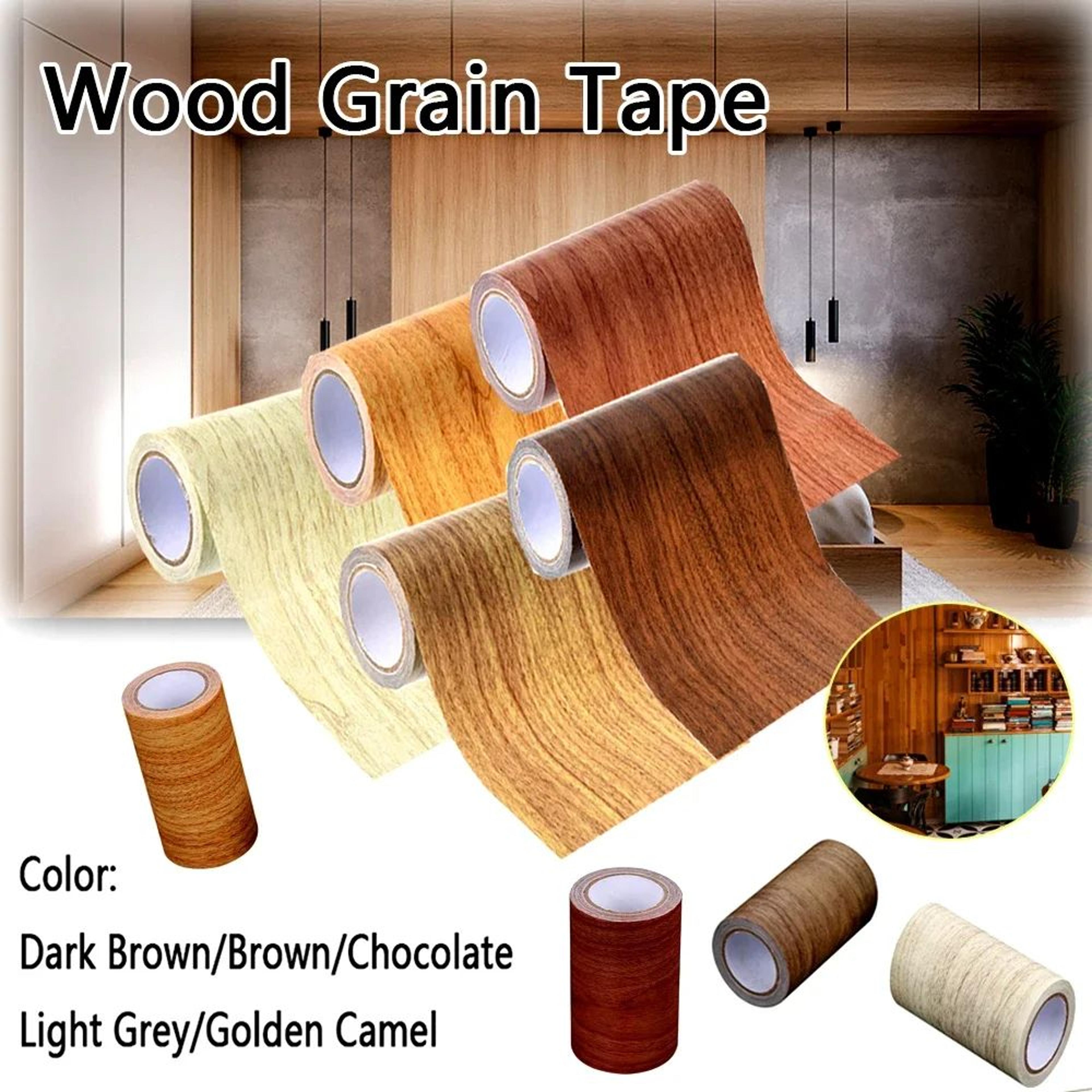 wood grain repair tape self adhesive furniture fix sticker