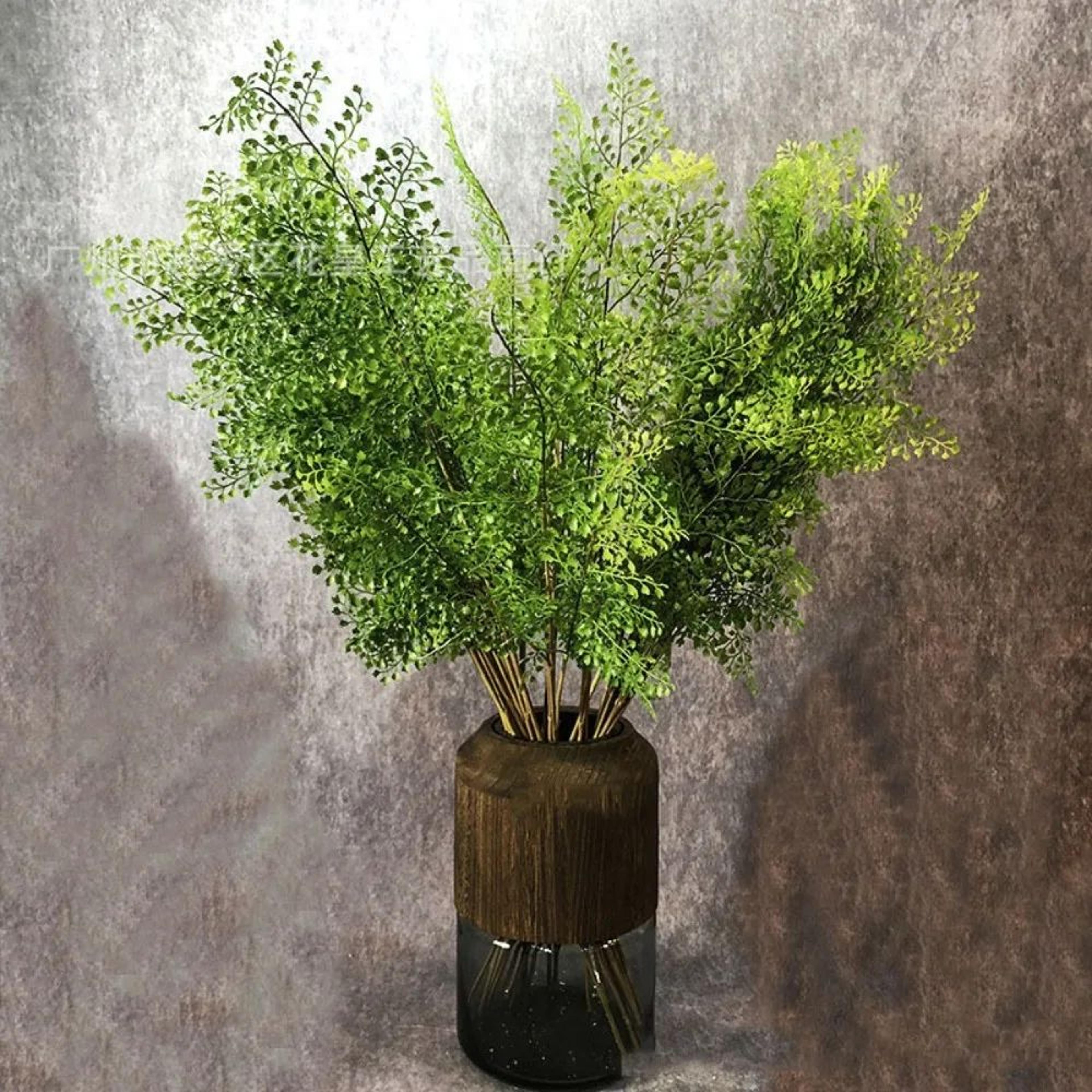 Artificial Fern Plant Branch Real Touch Greenery Home Decor 4