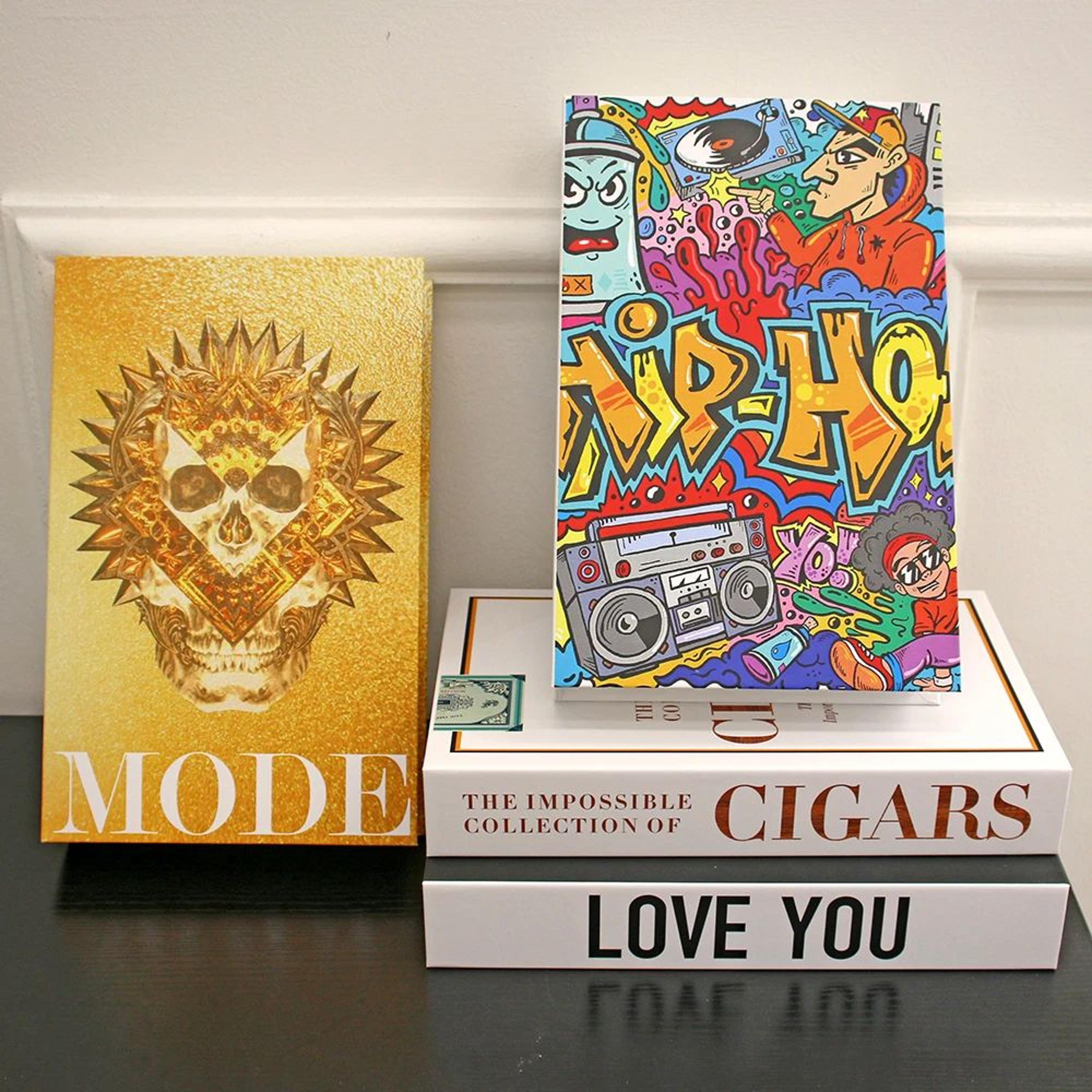 Decorative Fake Books Set Modern Coffee Table Book Box Home Decor 2