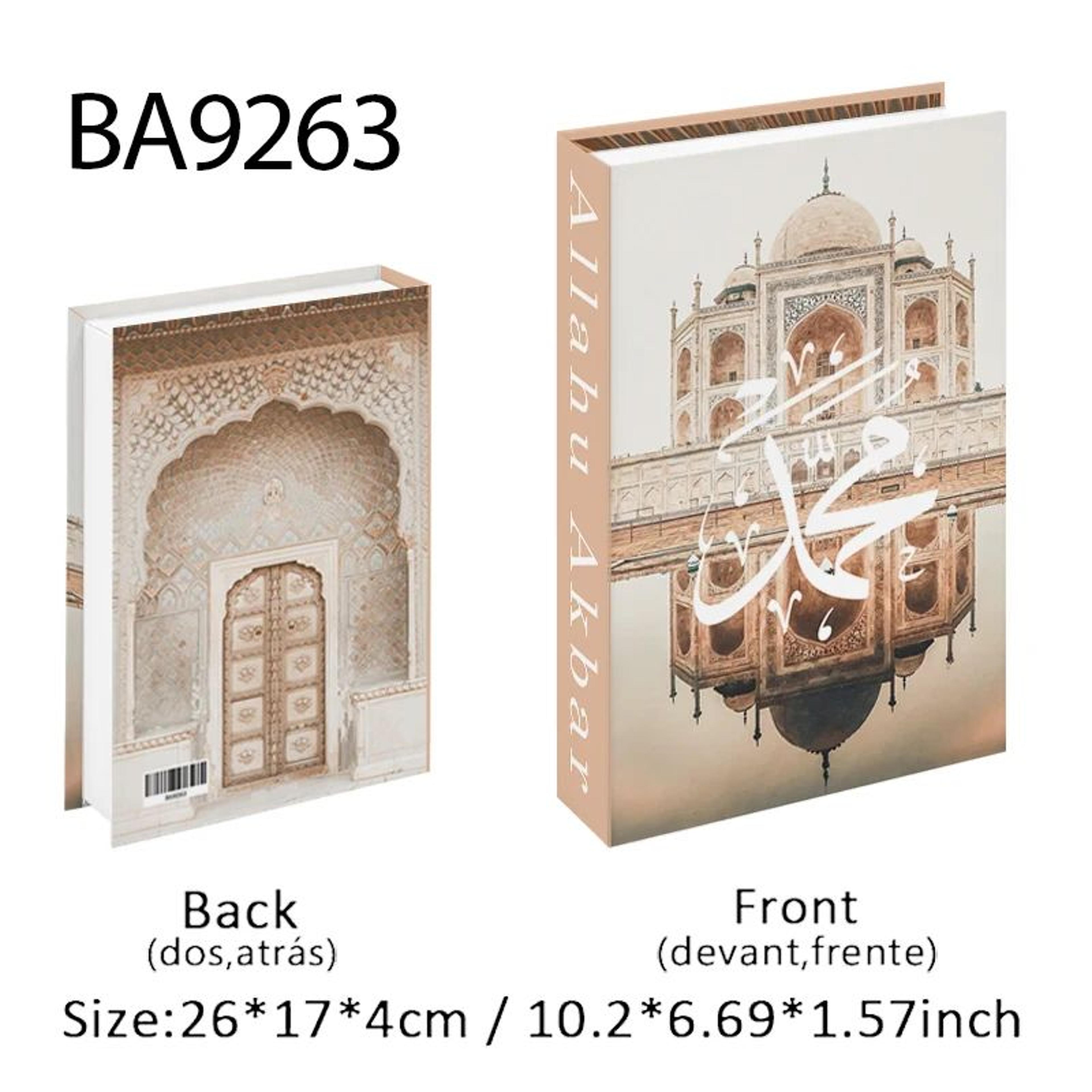 Islamic Decorative Book Storage Box Luxury Coffee Table Decor 27