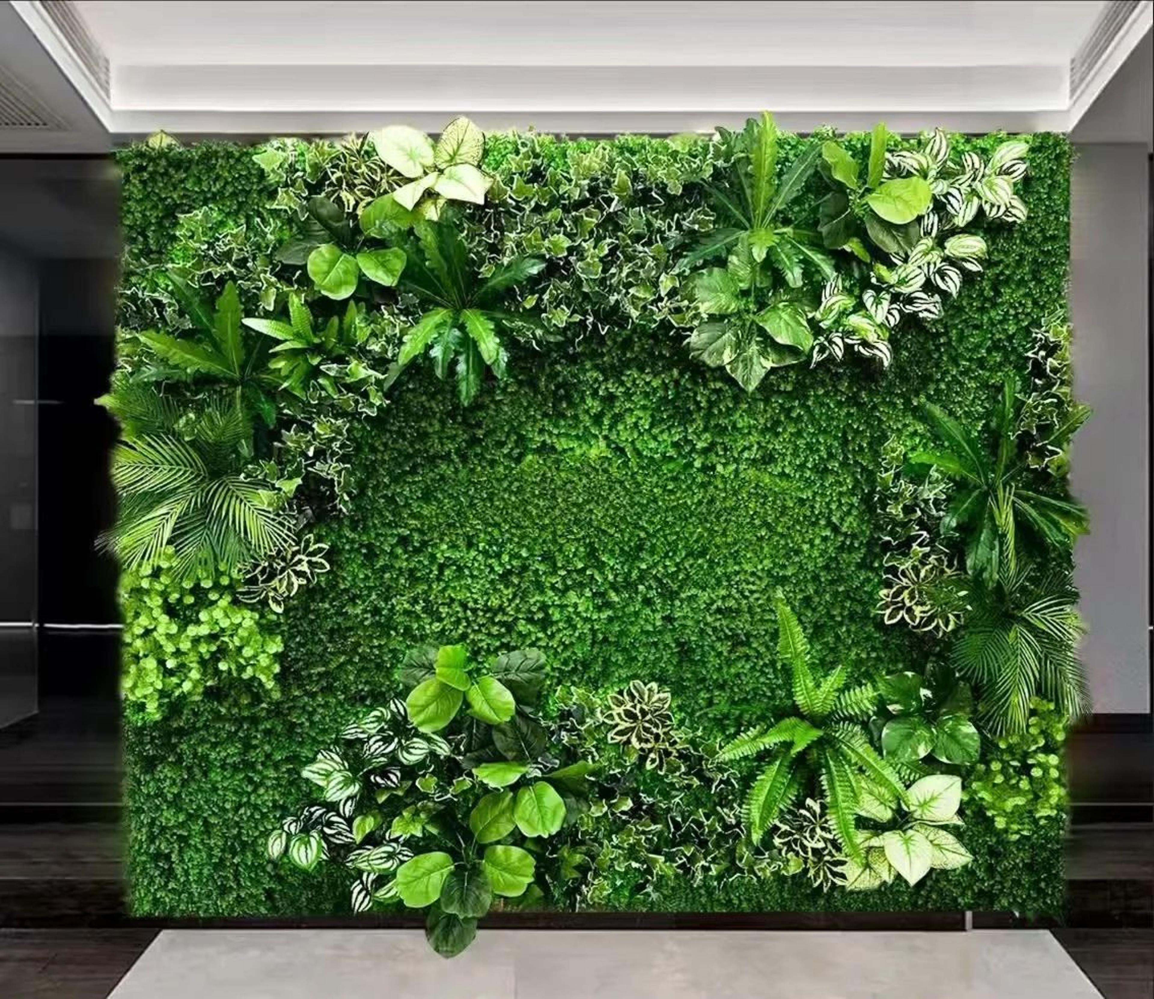 Artificial Eucalyptus Green Wall Panel Lush Plant Backdrop Decor For Home And Events 0