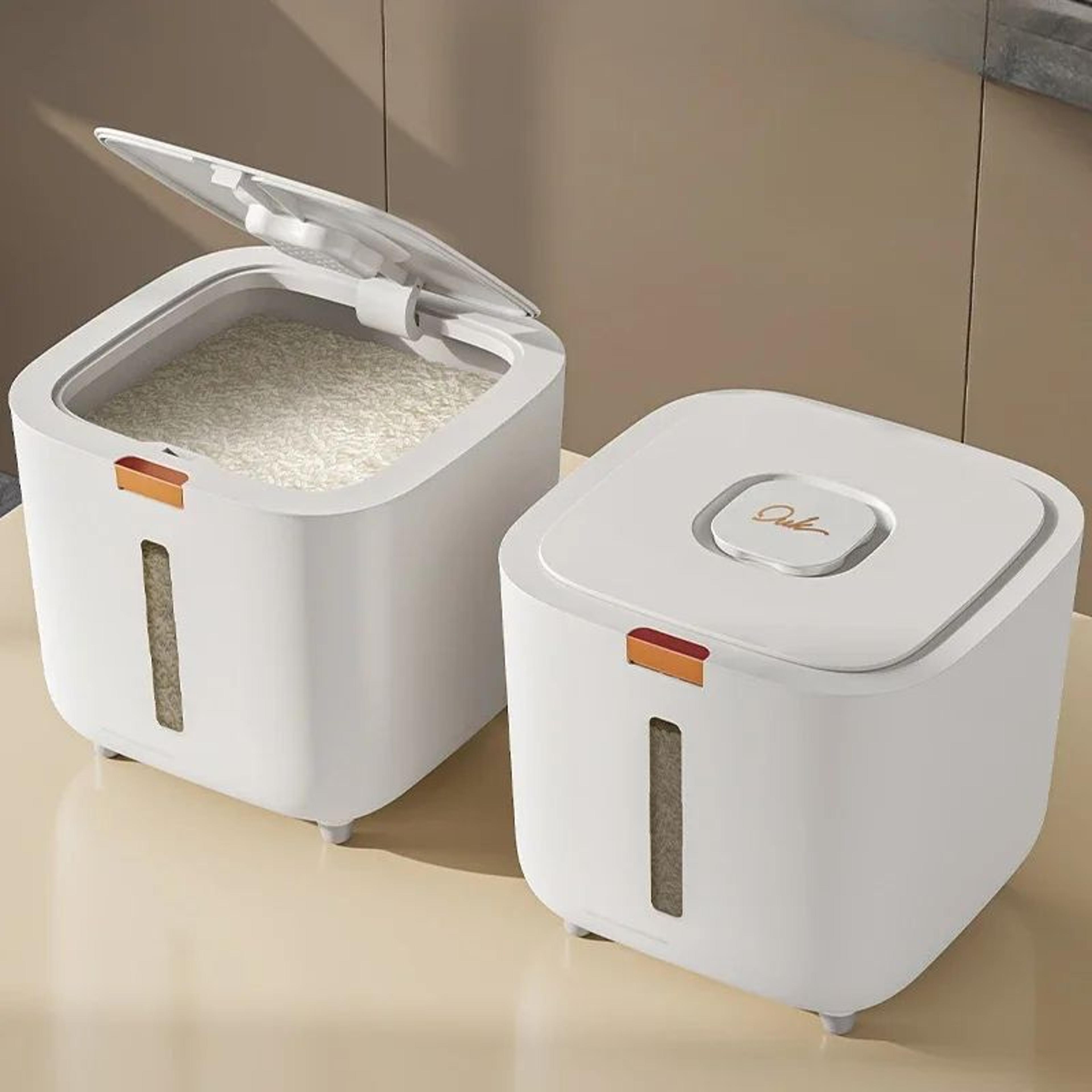 Airtight Rice Storage Container Moisture Proof Food Grain Storage Bin With Lid 3