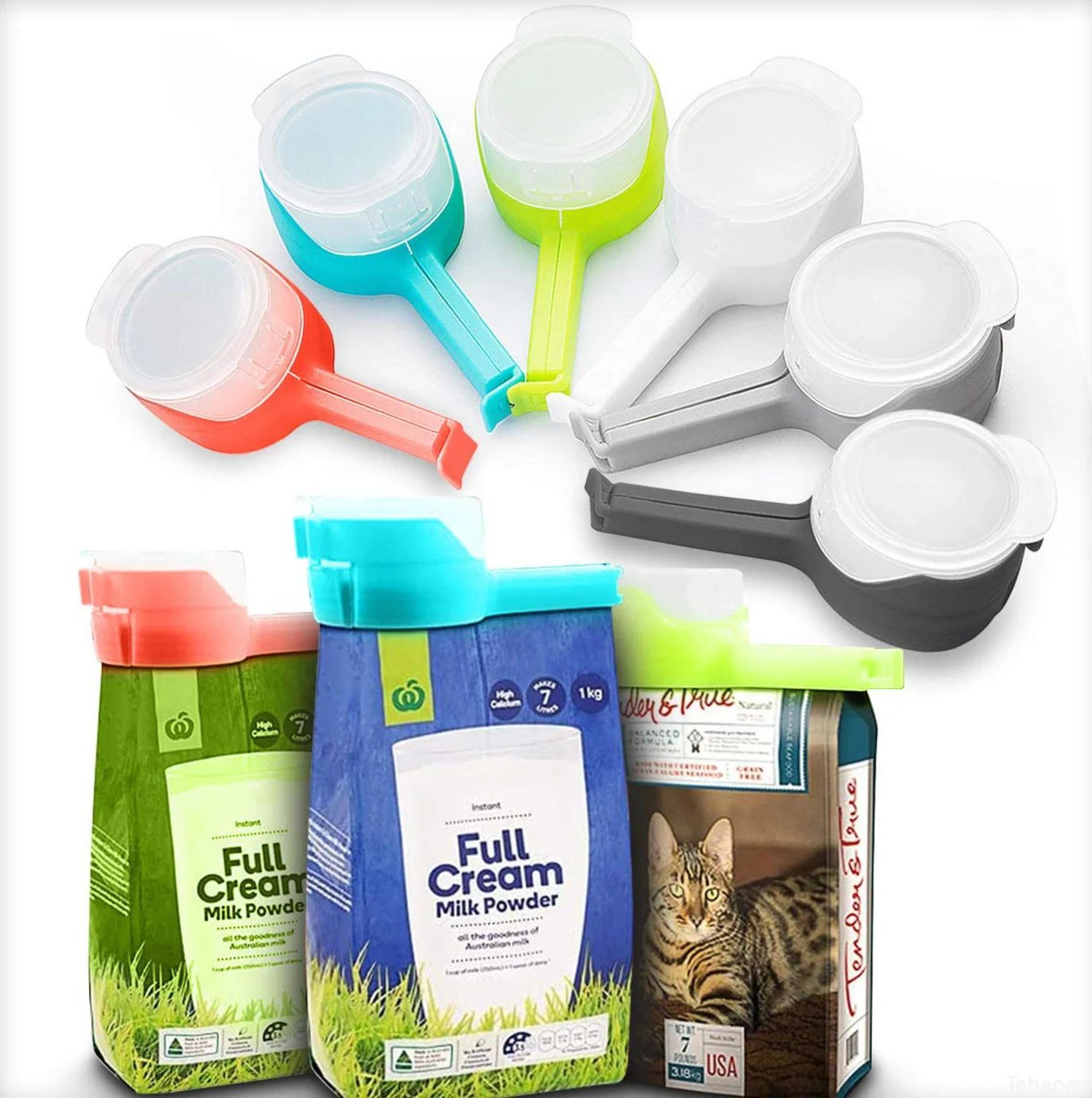 freshlock snack bag sealing clip pour spout food saver