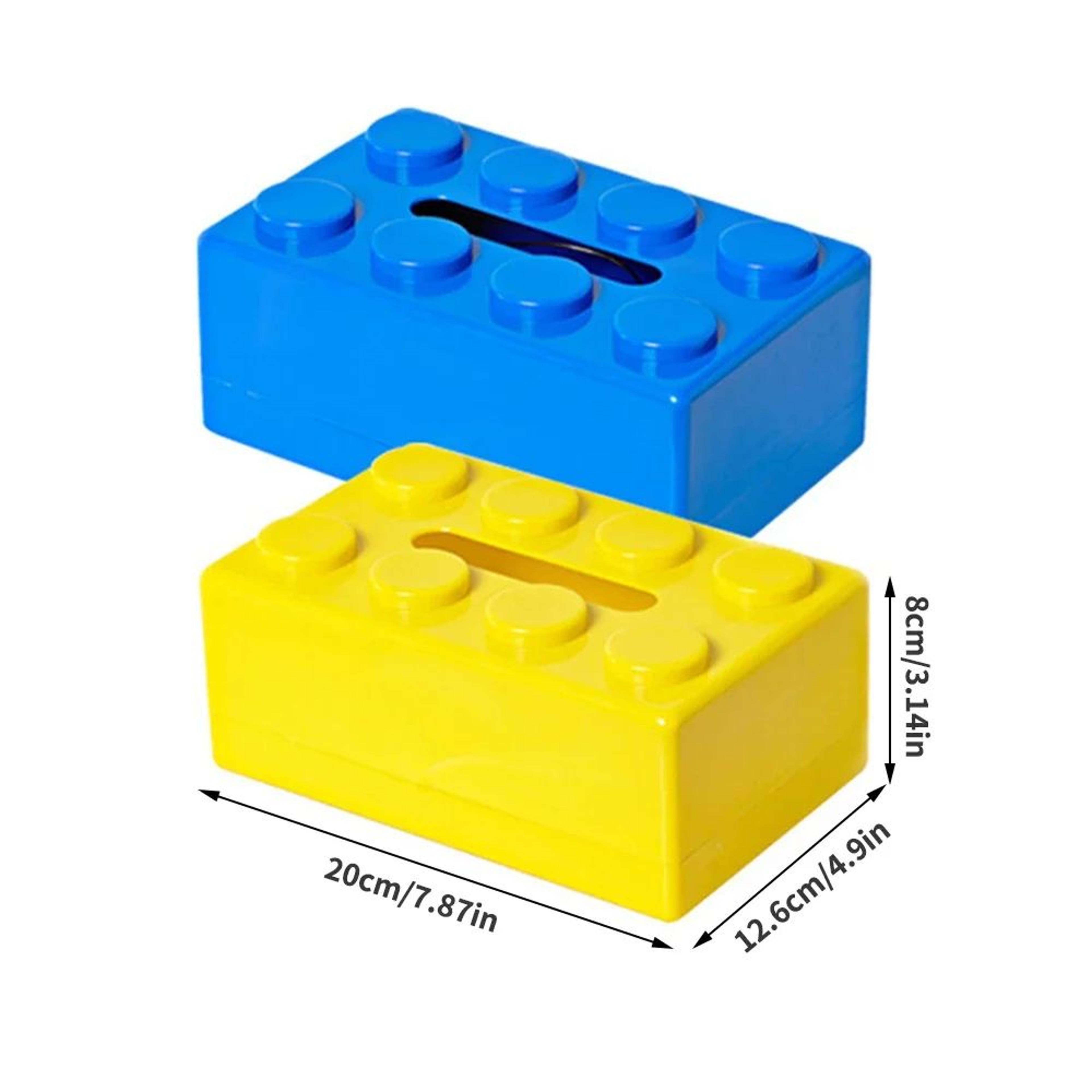 Creative Building Block Tissue Box Cartoon Napkin Holder For Home Decor 5