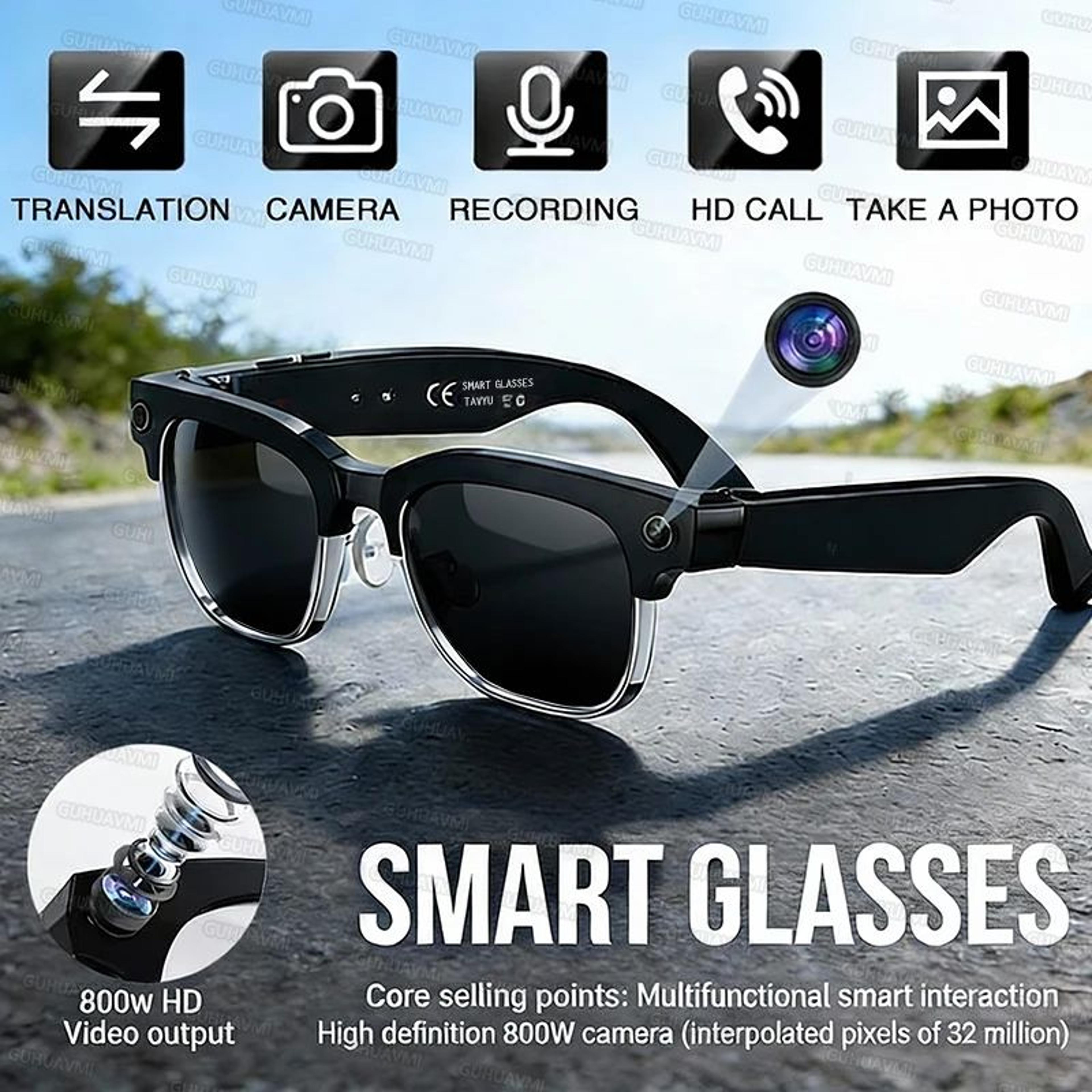 AI Smart Glasses With Camera Voice Translation And Bluetooth Call 6