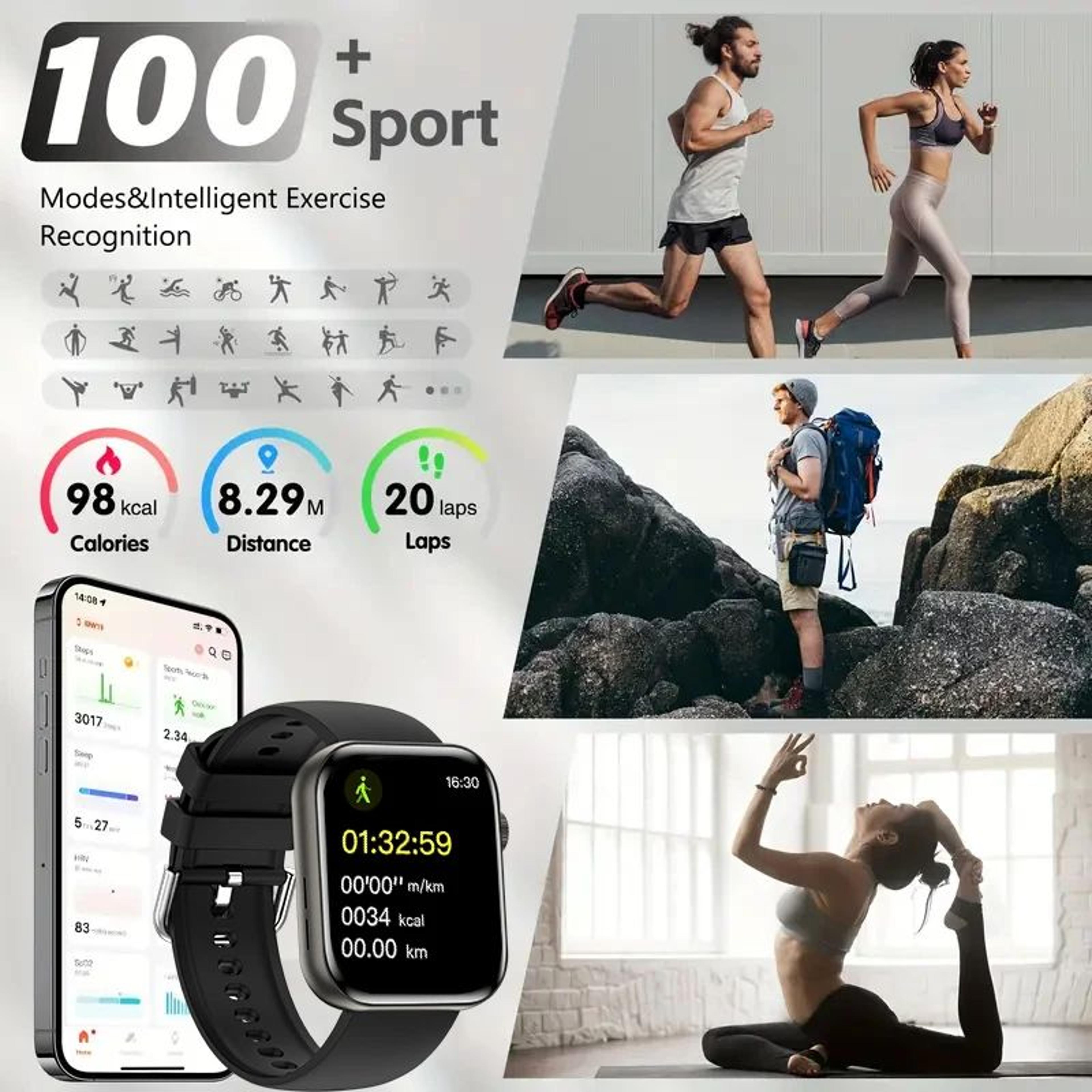 IOS Compatible GPS Smartwatch With AMOLED Display And Bluetooth Call 3
