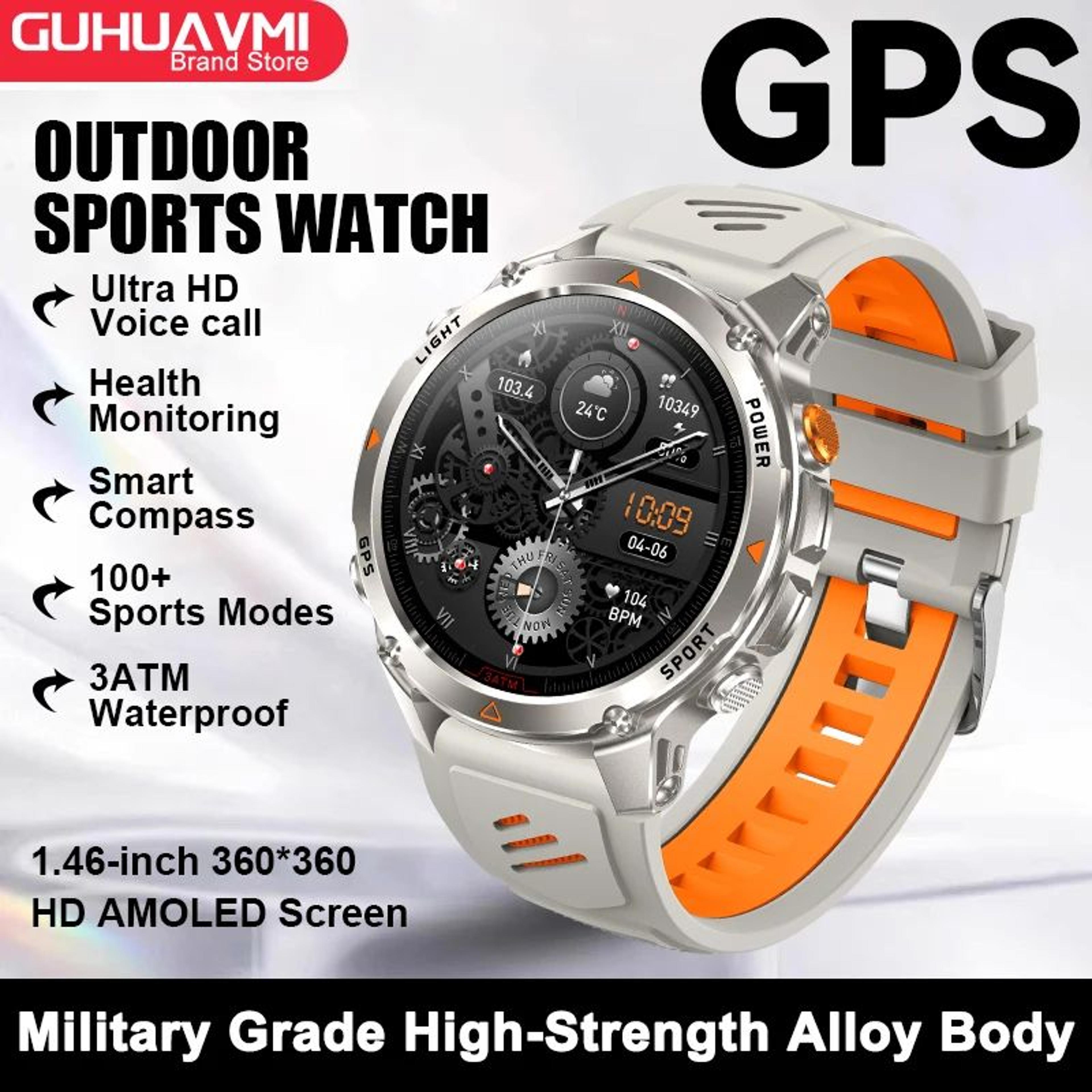 GPS Navigation Smartwatch With AMOLED Display NFC And Bluetooth Call 13