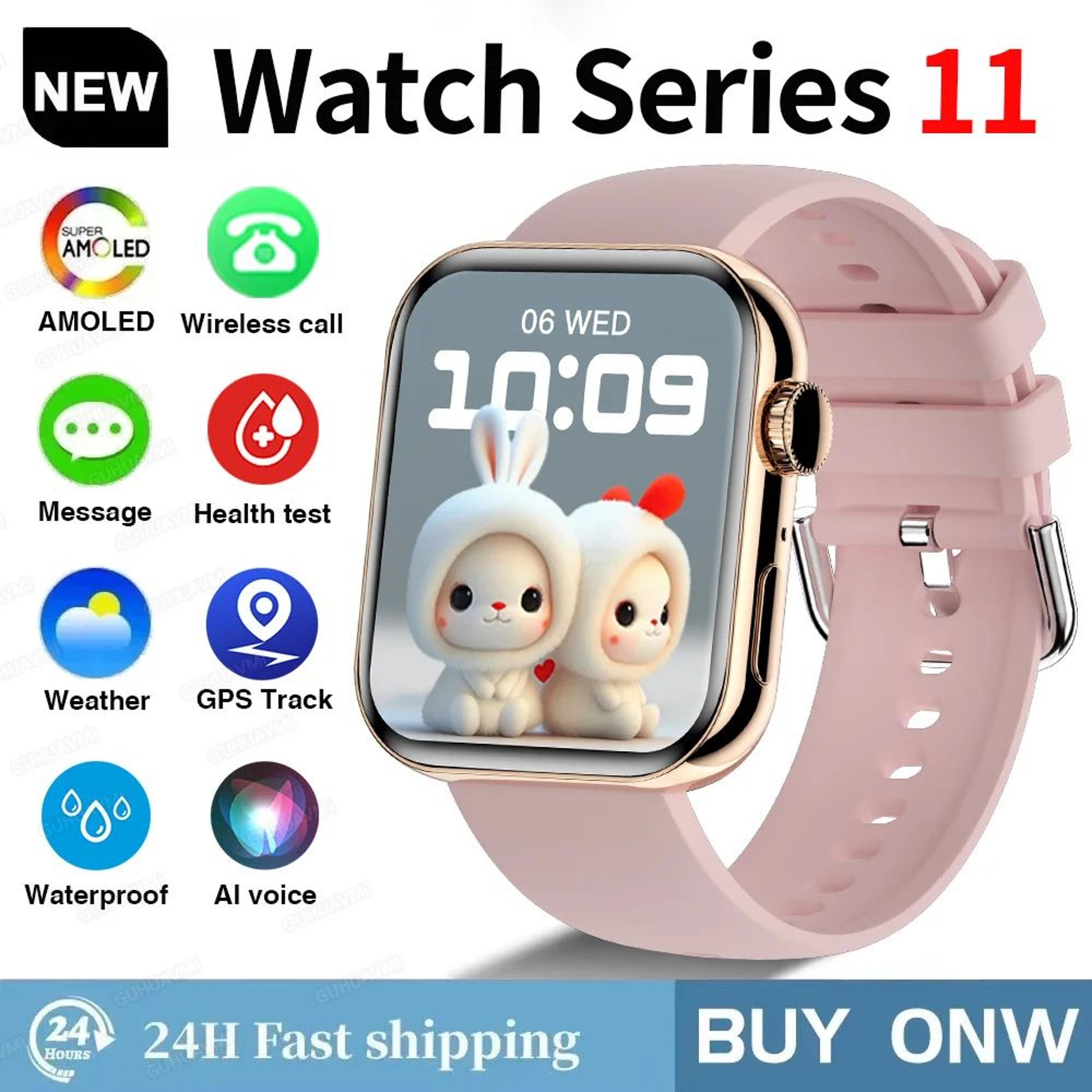 IOS Compatible AMOLED GPS Smartwatch With Bluetooth Call And Waterproof Design 9