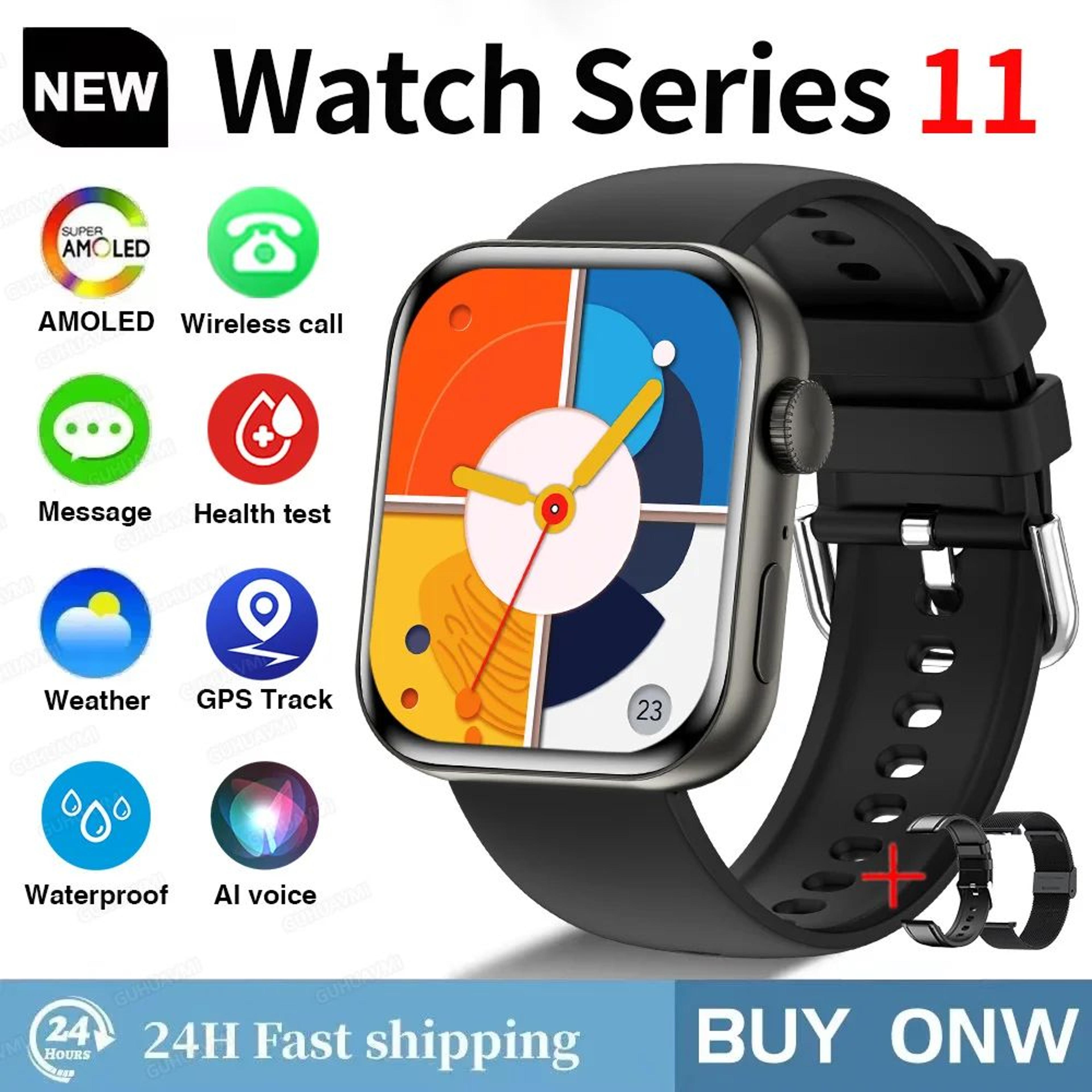 IOS Compatible AMOLED GPS Smartwatch With Bluetooth Call And Waterproof Design 6