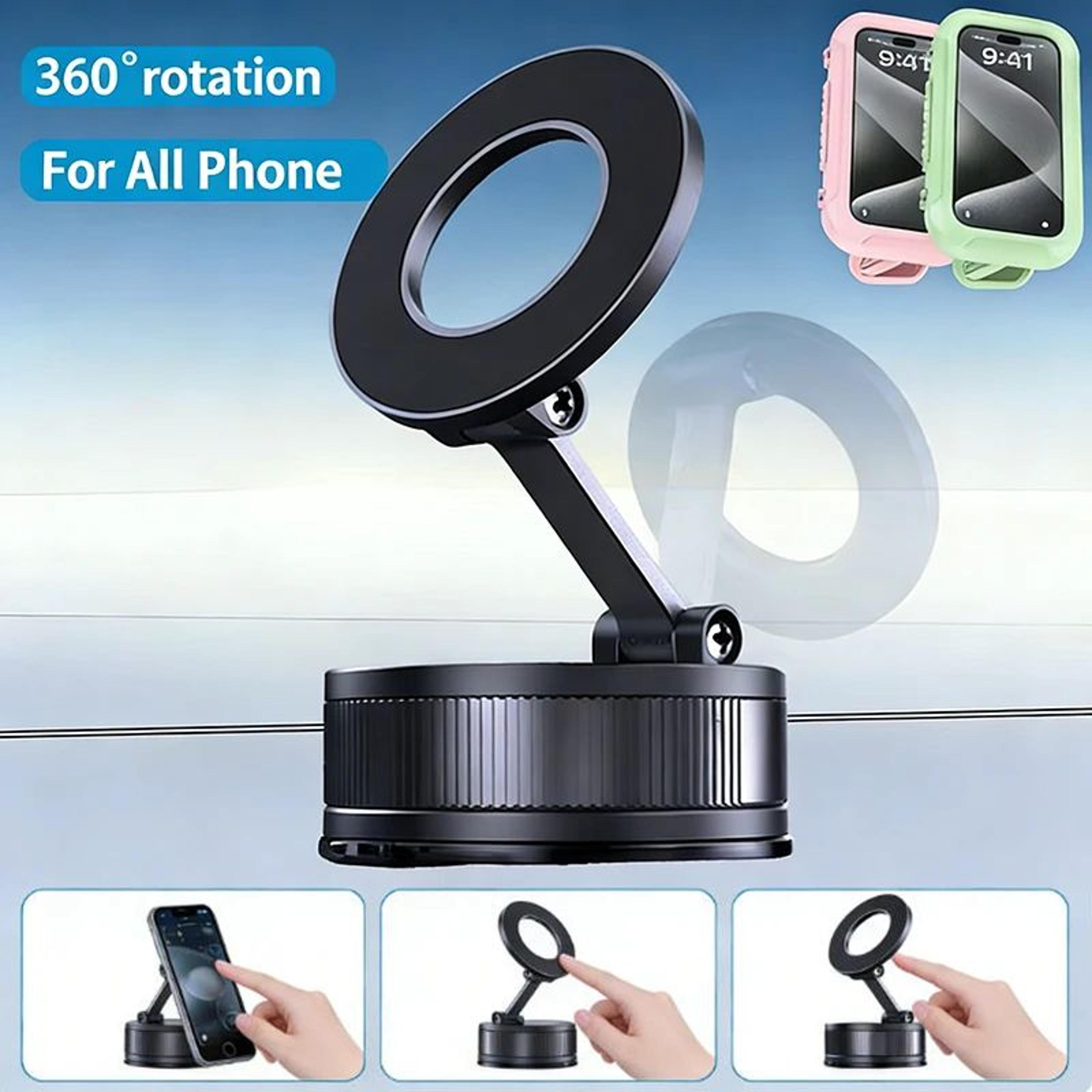 maghold pro magnetic car phone holder with 360 rotation