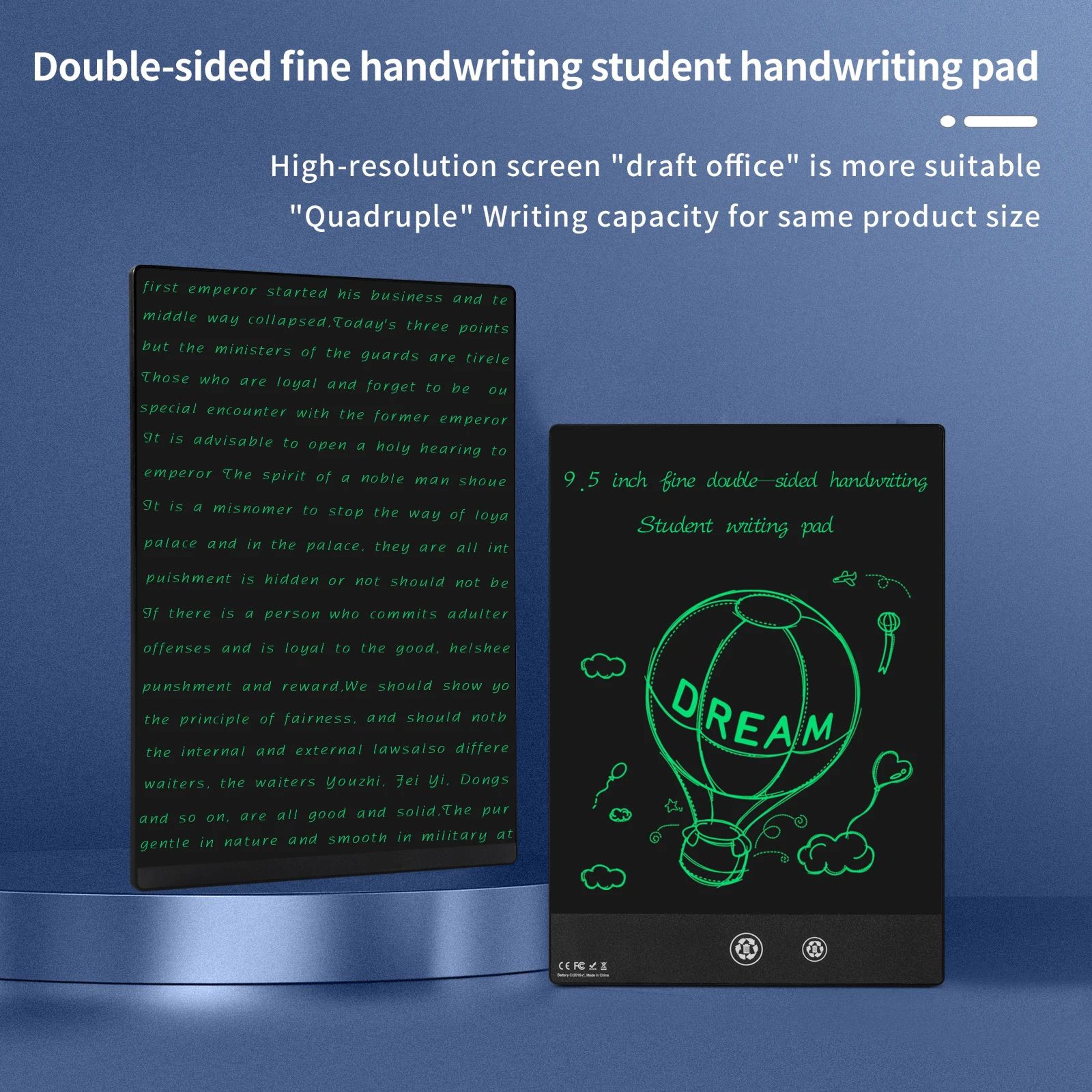 95 Inch LCD Writing Tablet Drawing Board For Kids And Everyday Notes 5