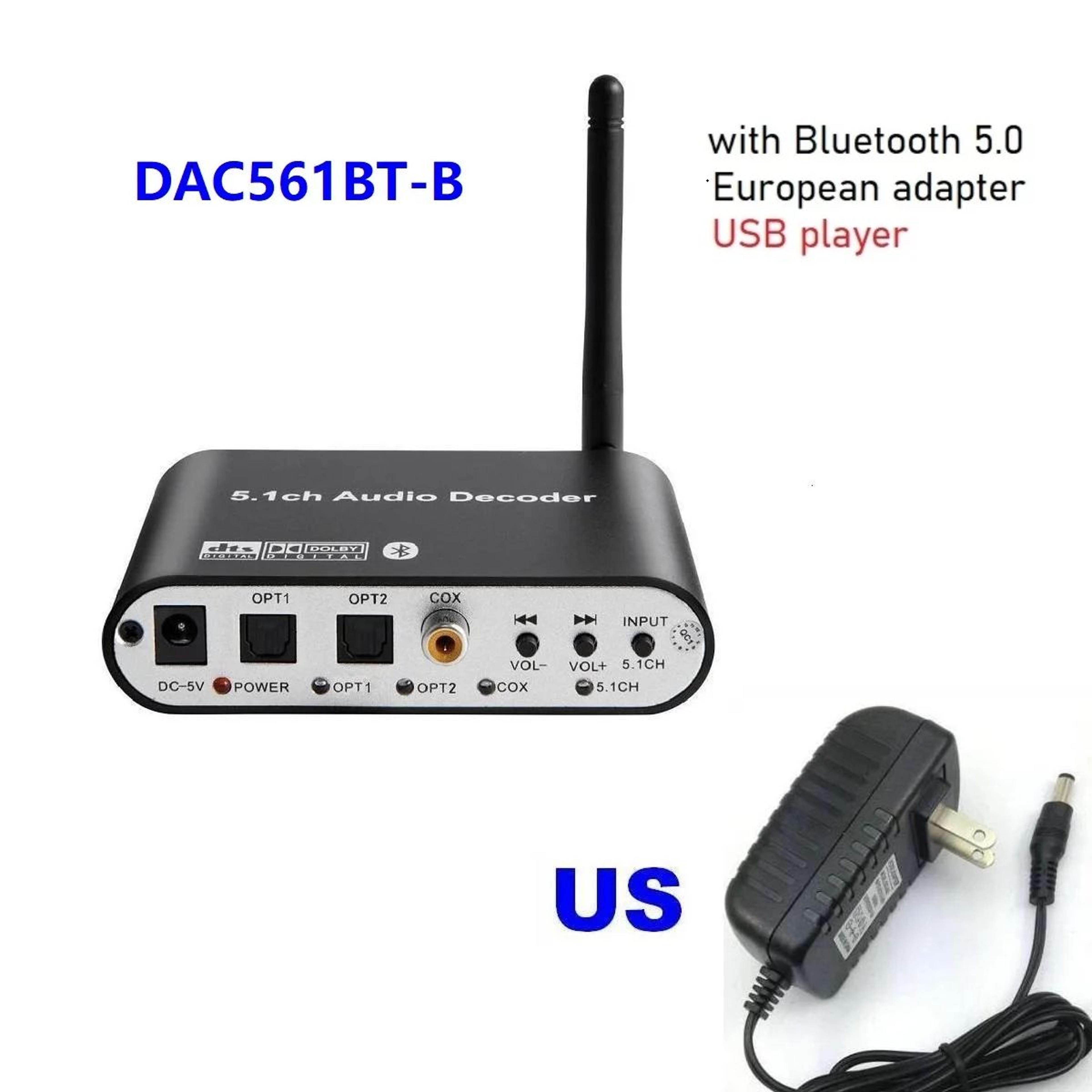 SoundSync 51 Audio Decoder Digital To Analog Surround Sound Converter 9