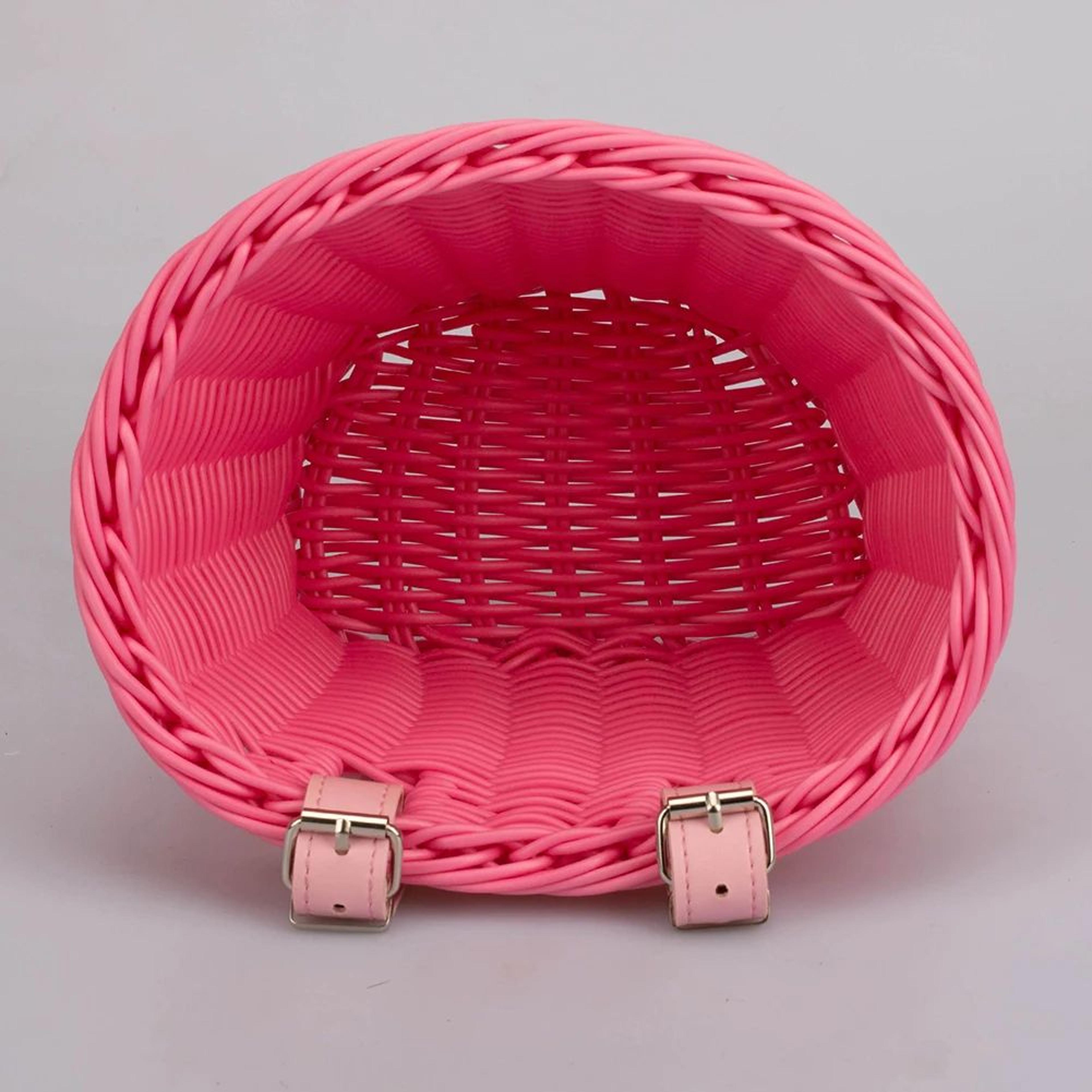 UrbanCarry Bicycle Front Basket Adjustable Handlebar Woven Bike Basket 2