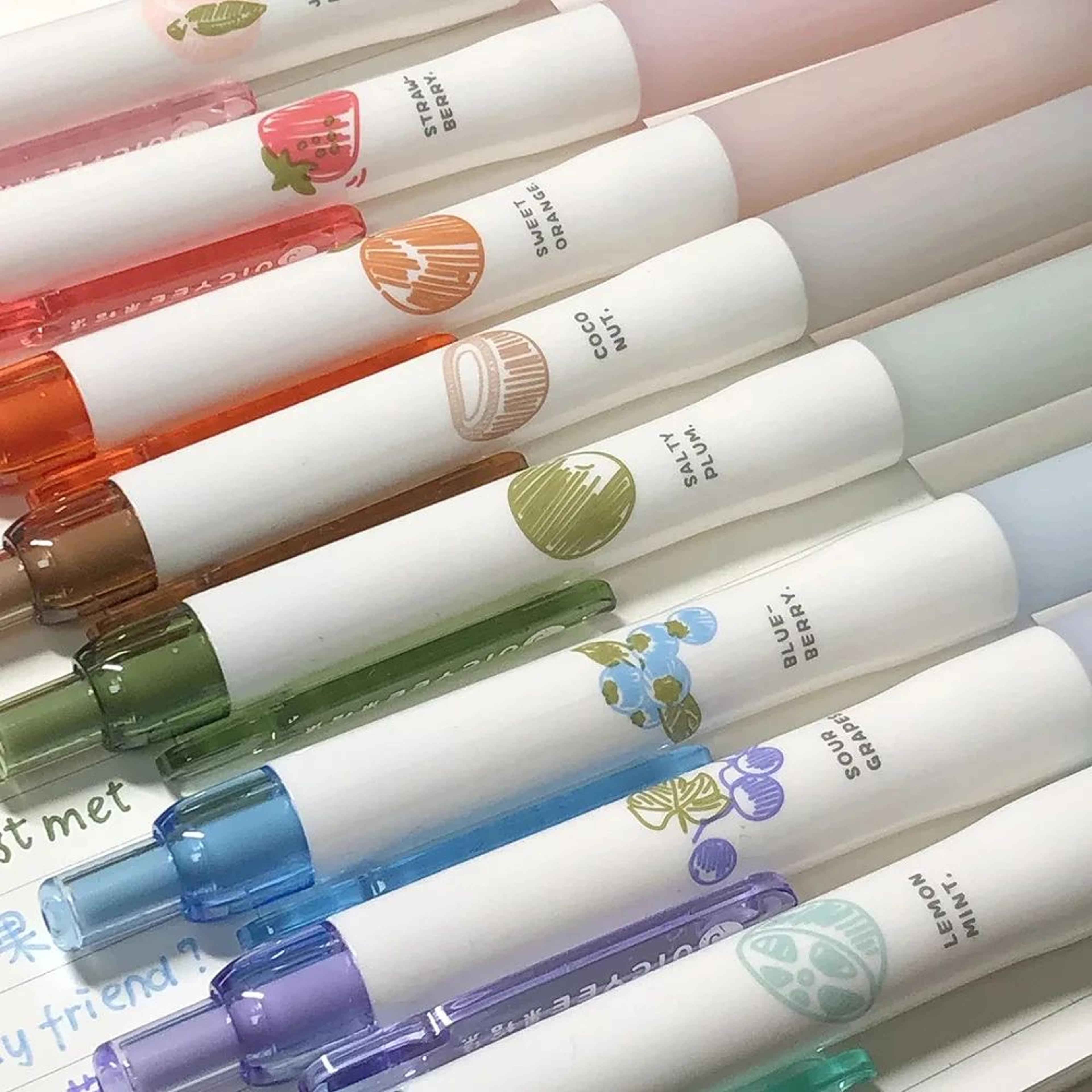 FruitPop Scented Gel Pens Smooth Writing Colored Pens For School And Art 2