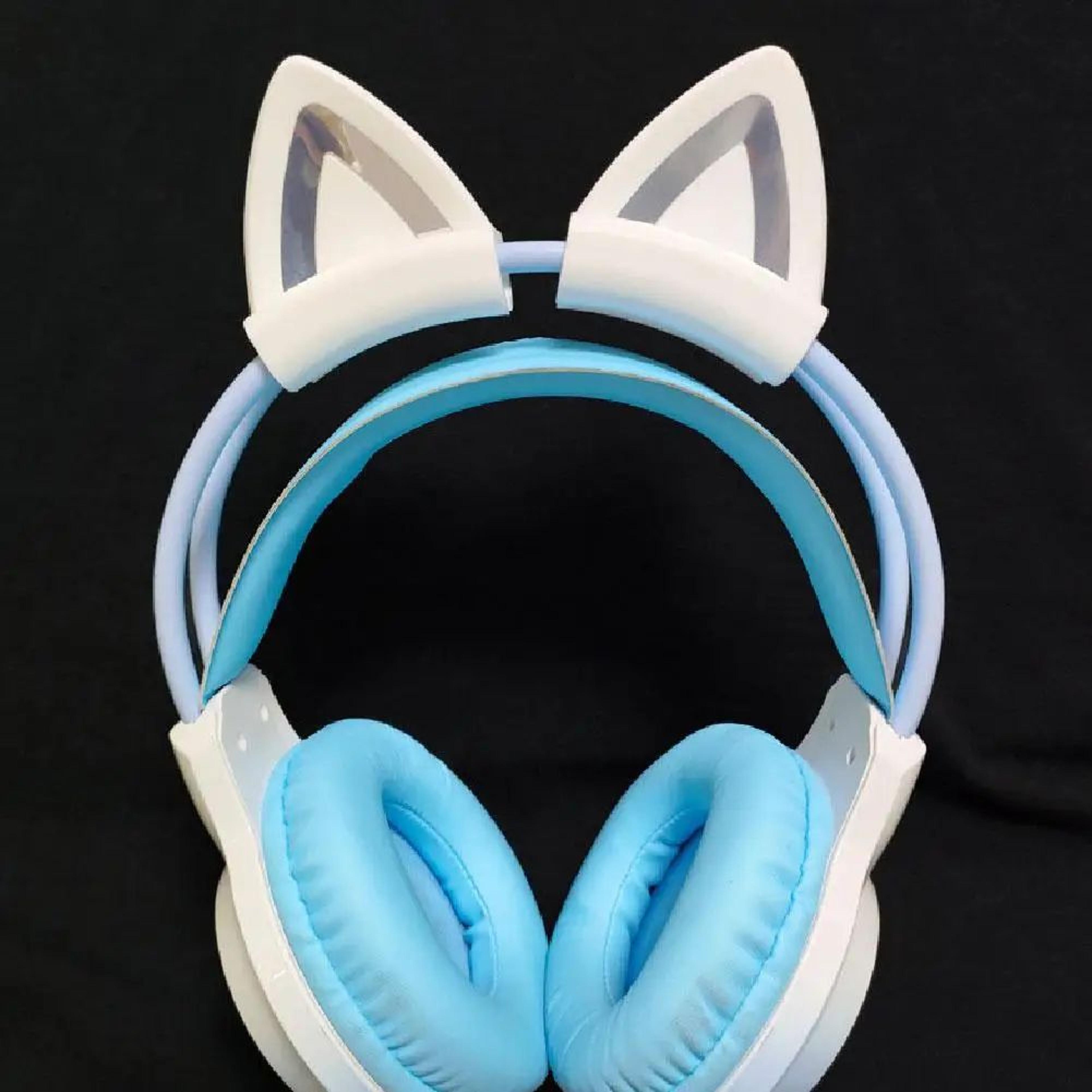 CuteCat Headphone Accessories Cat Ear Attachments For Gaming Headsets 1
