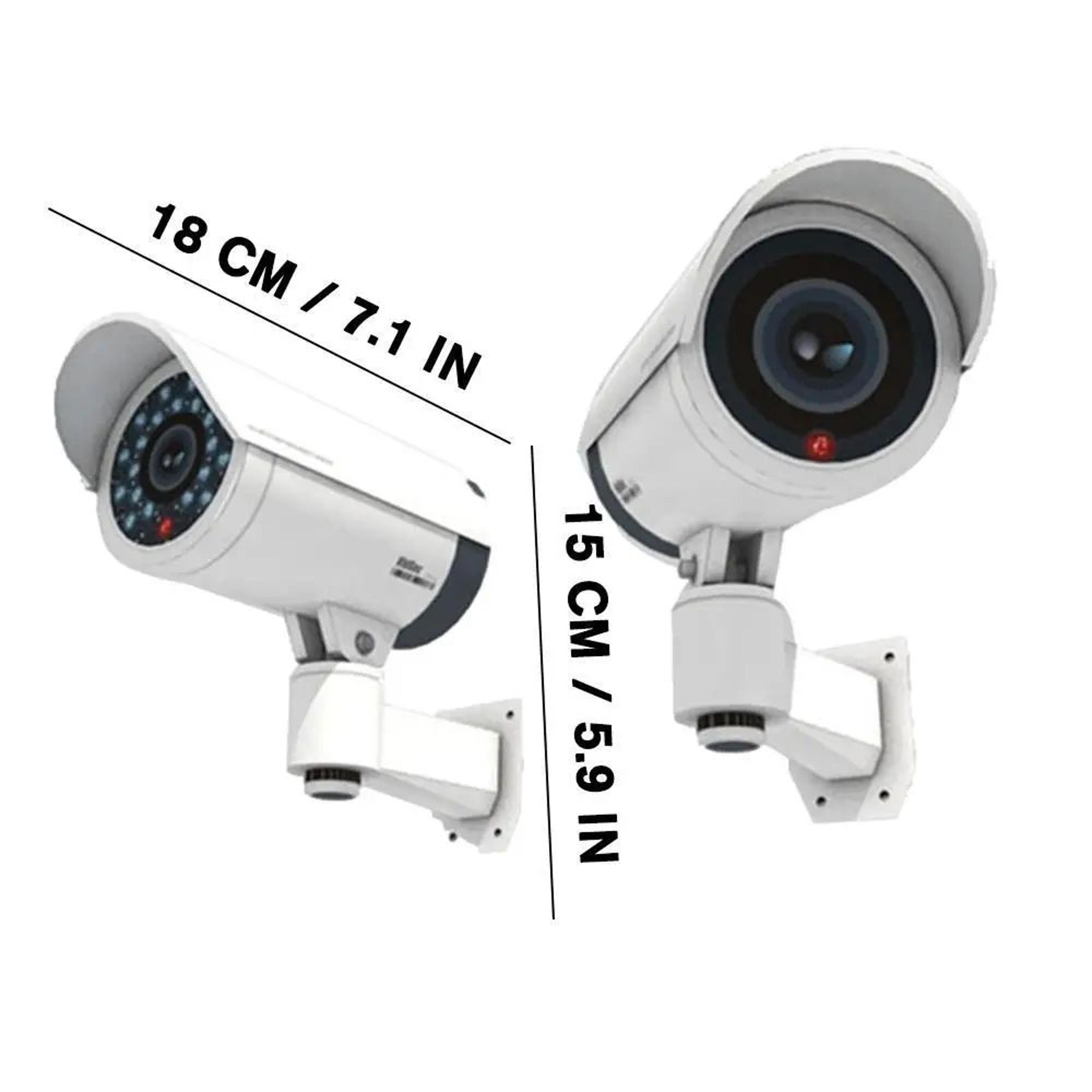 dummy security camera with led flash realistic cctv surveillance