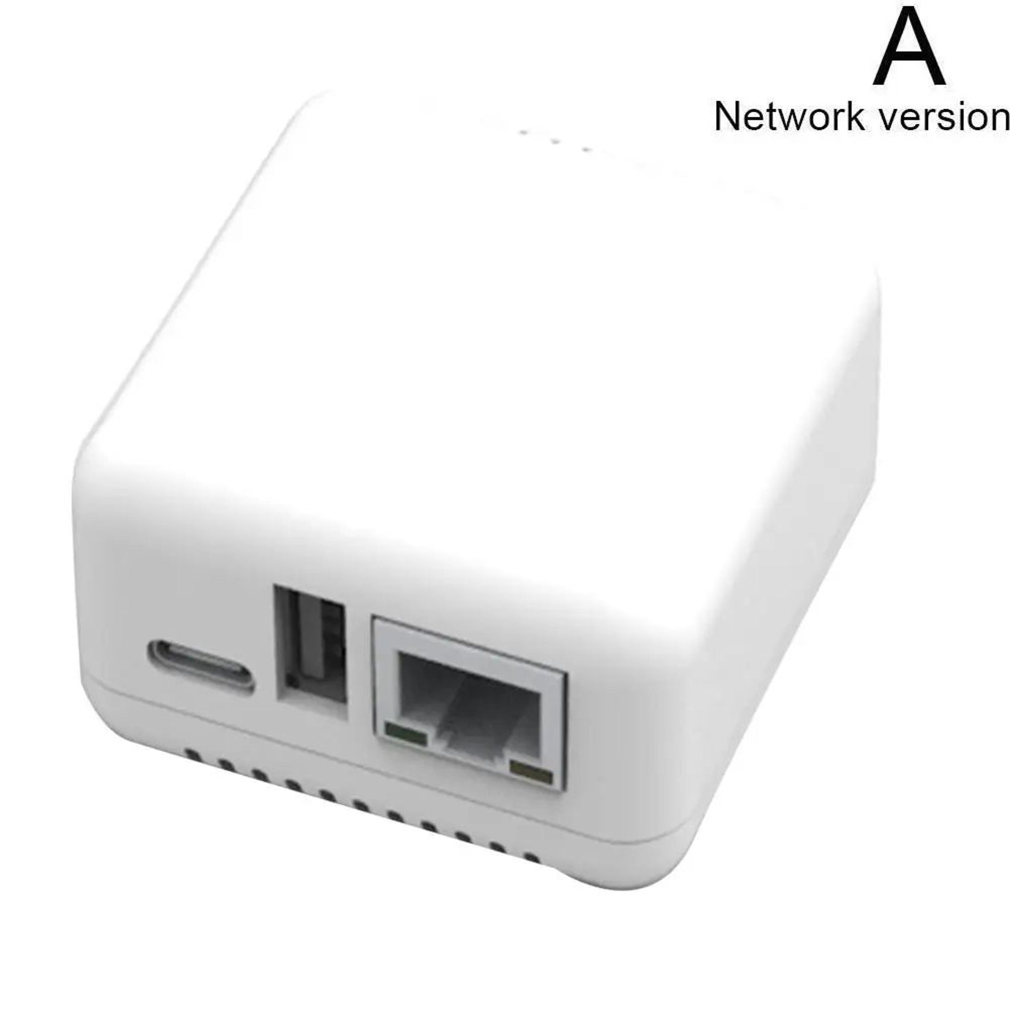 USB Network Print Server Wireless Printer Sharing Adapter Hub 6