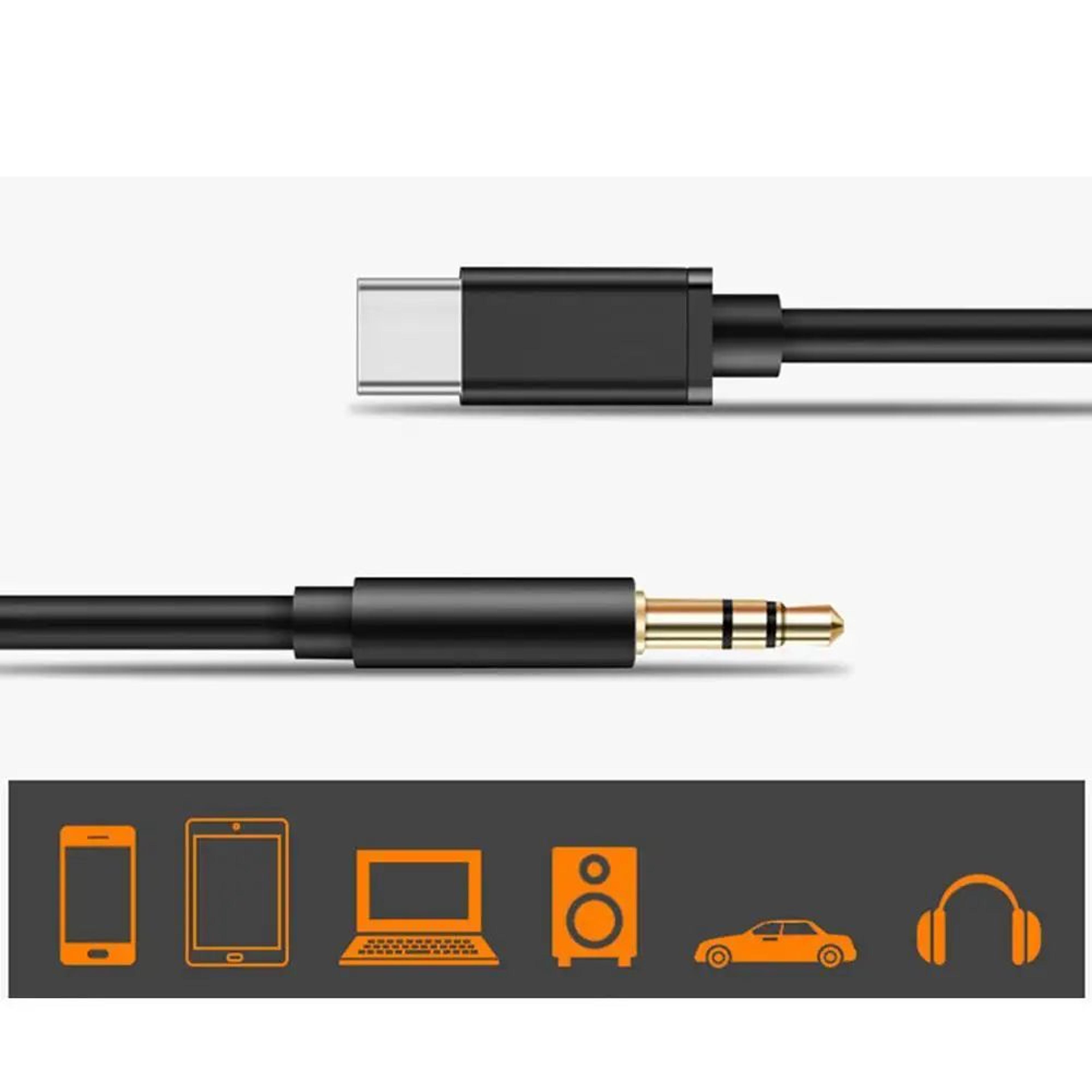 USB C To 35mm Audio Cable For Car And Headphones HiFi AUX Adapter 3