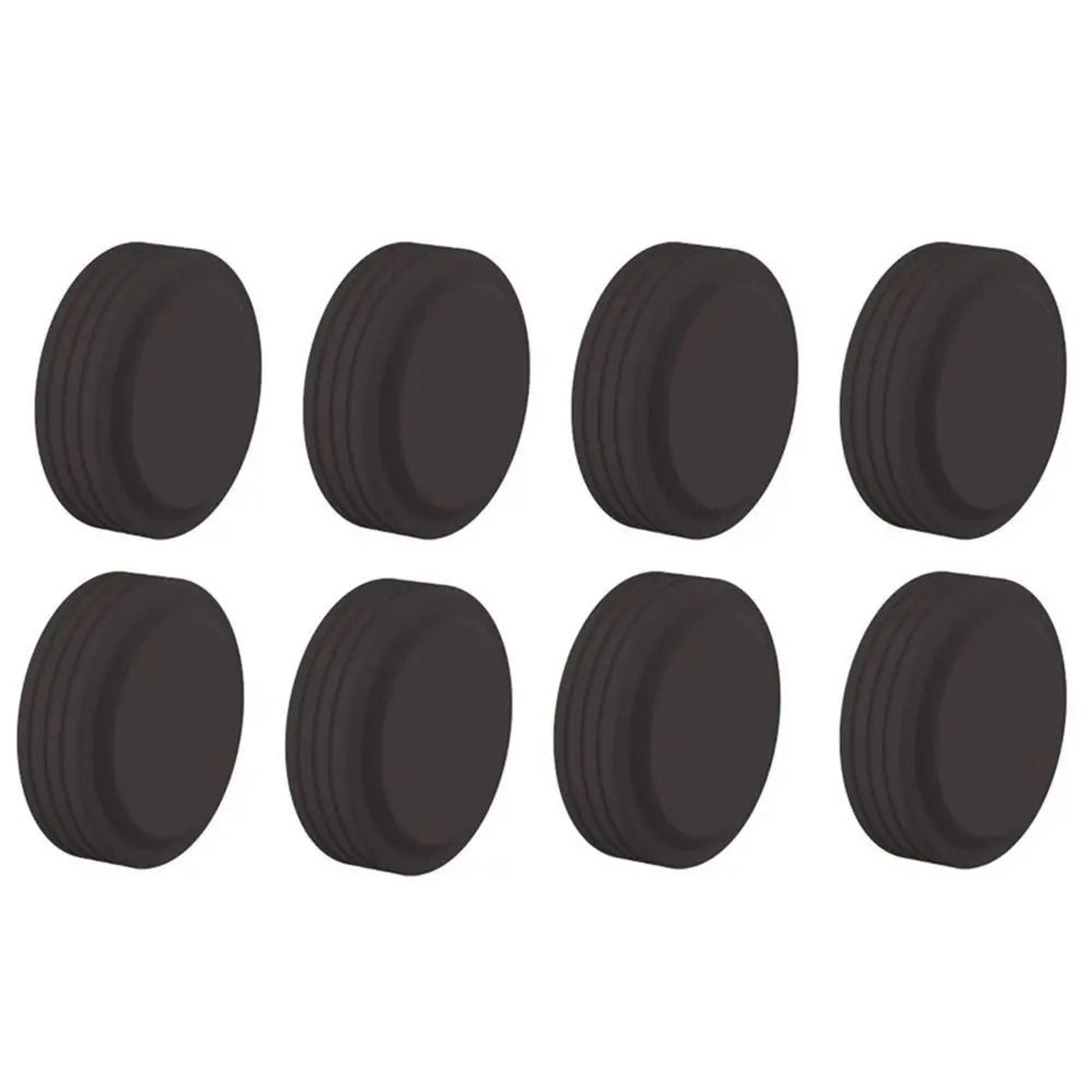 Silent Roll Silicone Luggage Wheel Protectors Set 6