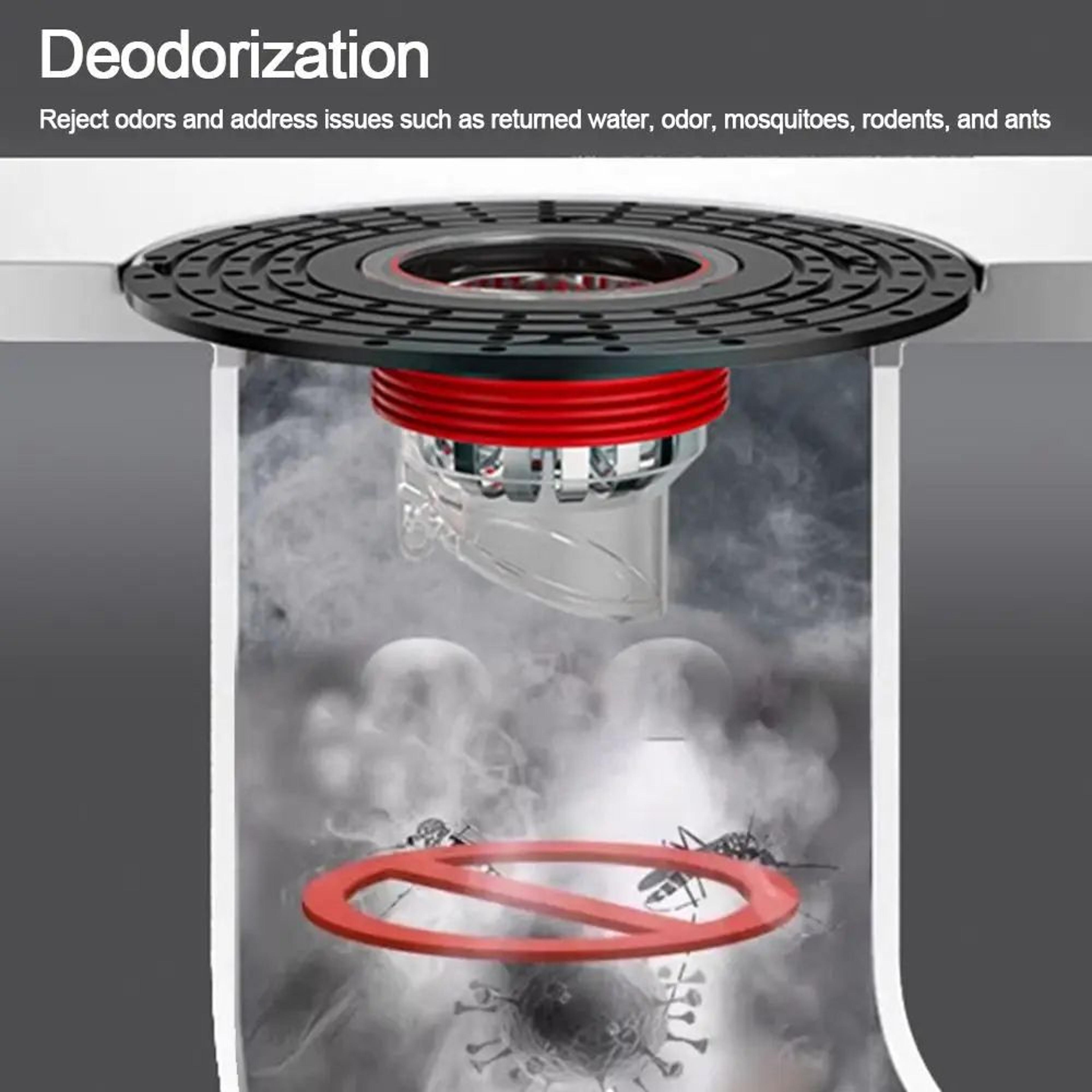 portable anti odor floor drain filter core